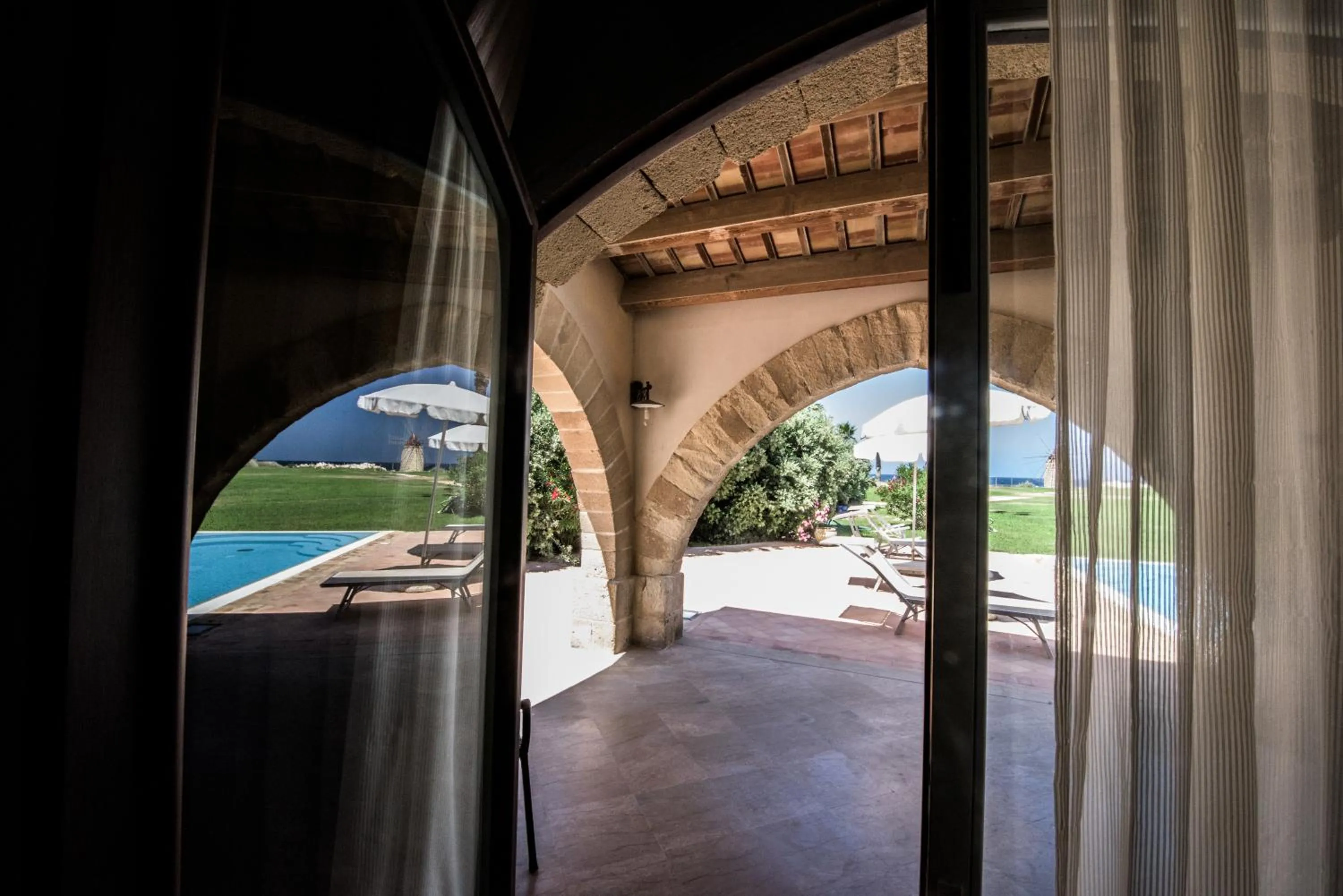 Garden view in Resort I Mulini