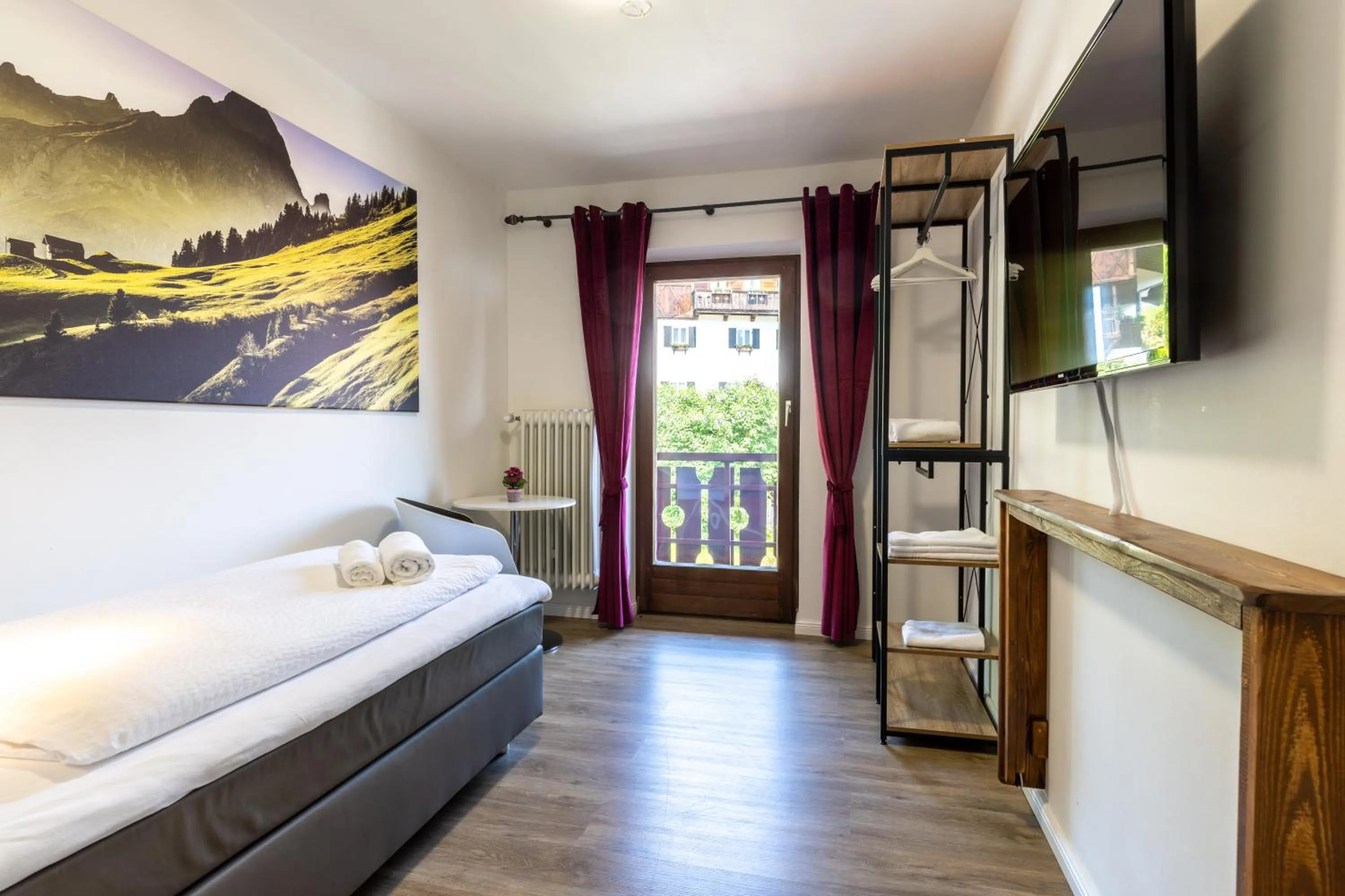 Bed in Gasthof zur Post Saulgrub