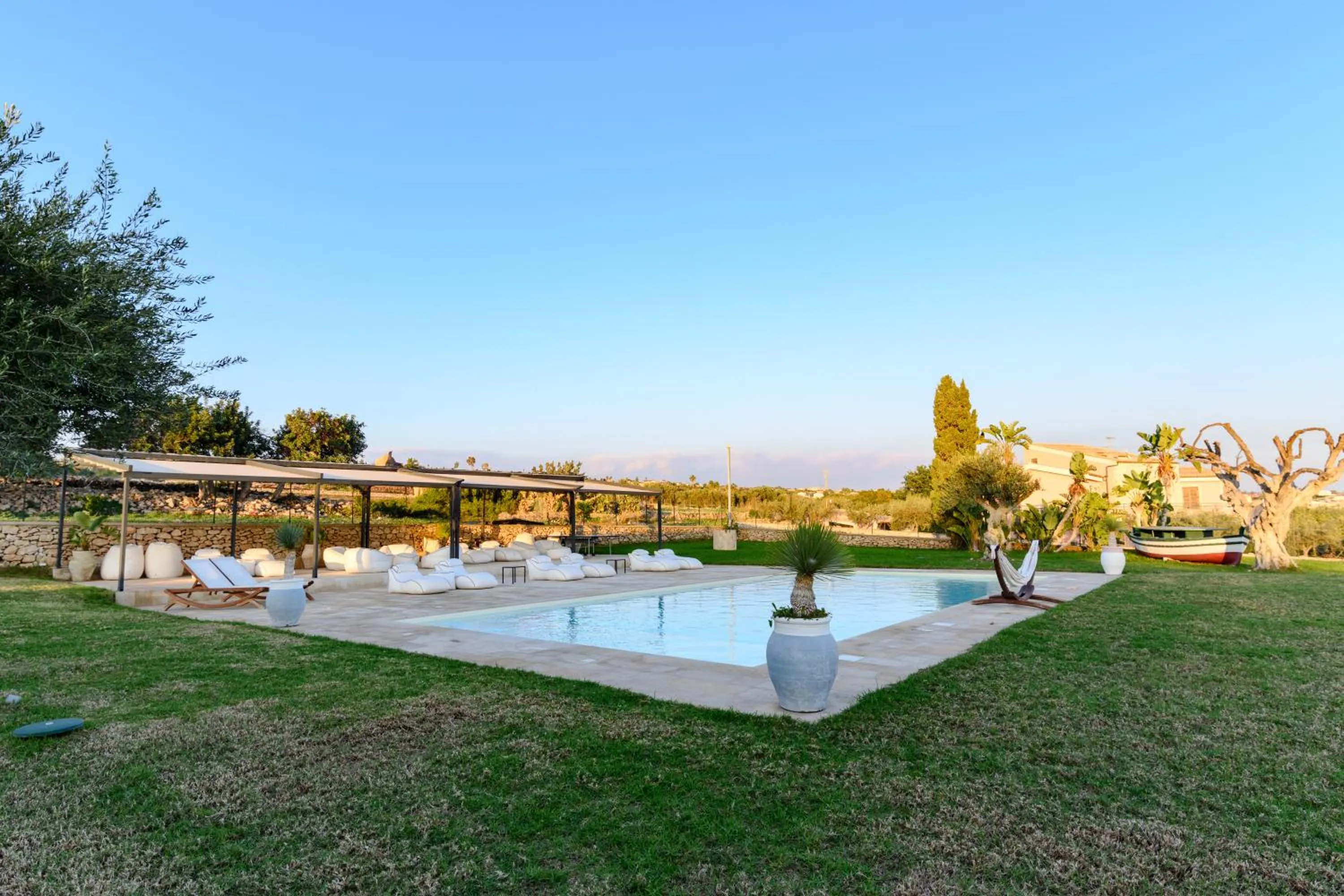 Pool view in Poggio Leano Boutique Hotel