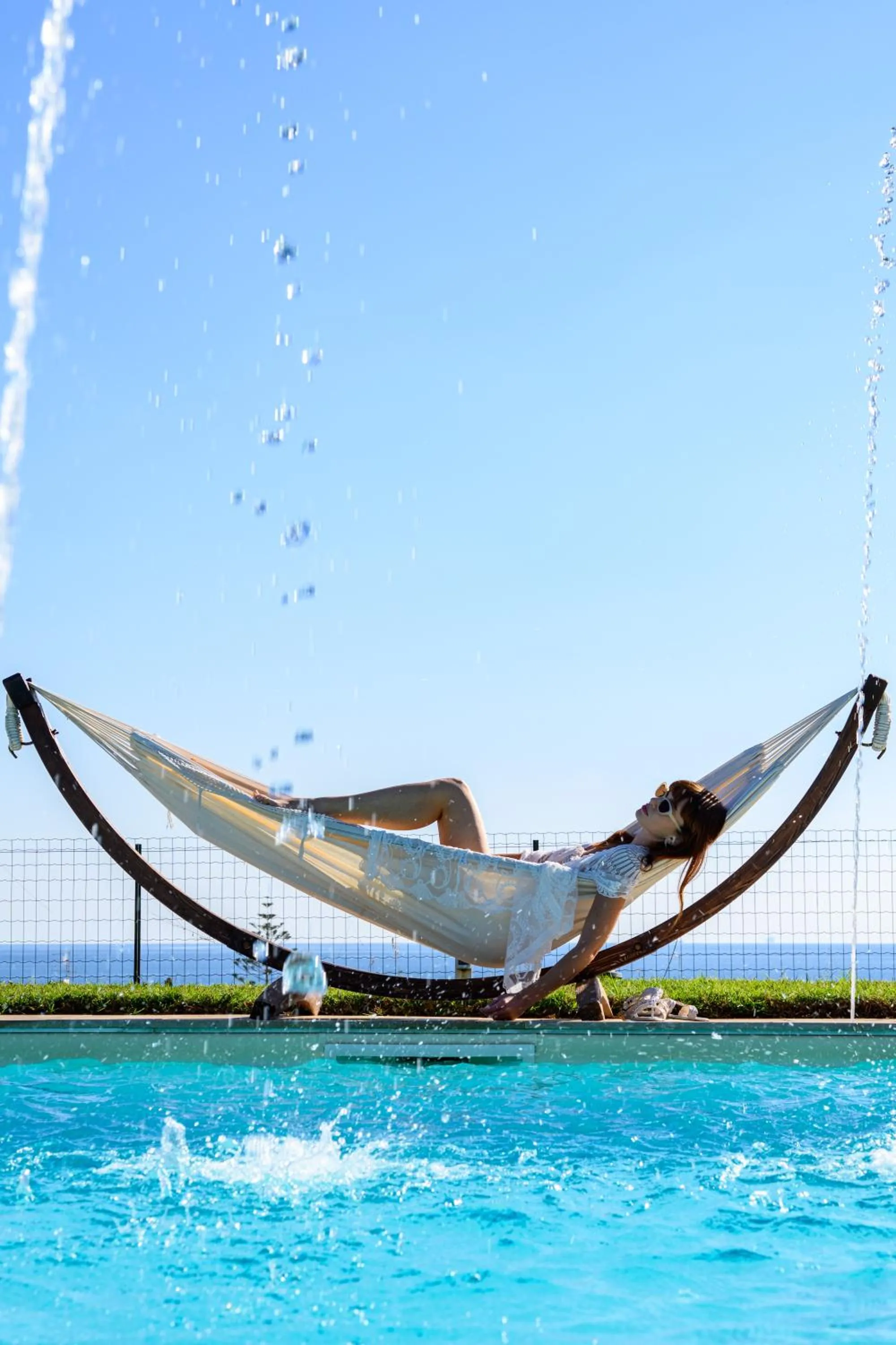Pool view in Poggio Leano Boutique Hotel