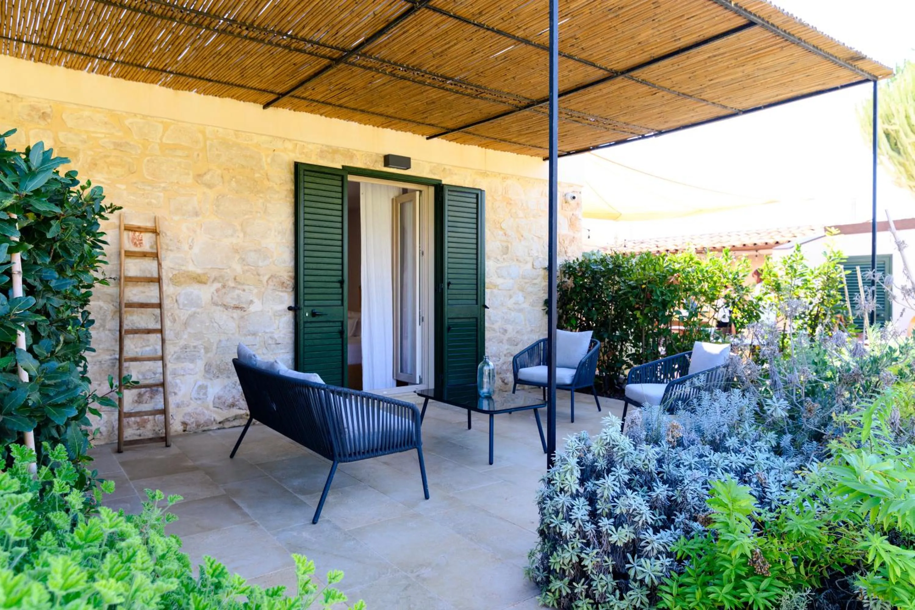 Patio in Poggio Leano Boutique Hotel