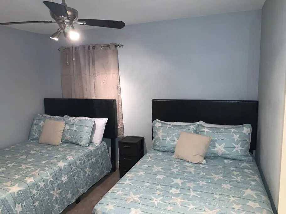 Bed in D's Florida Vacation Home