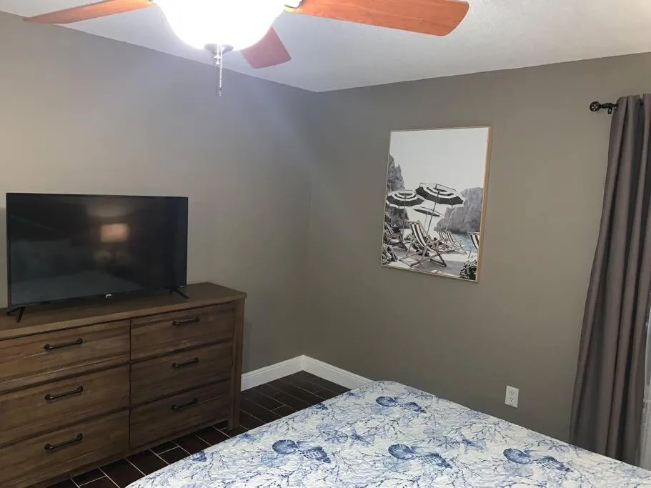 Bed in D's Florida Vacation Home