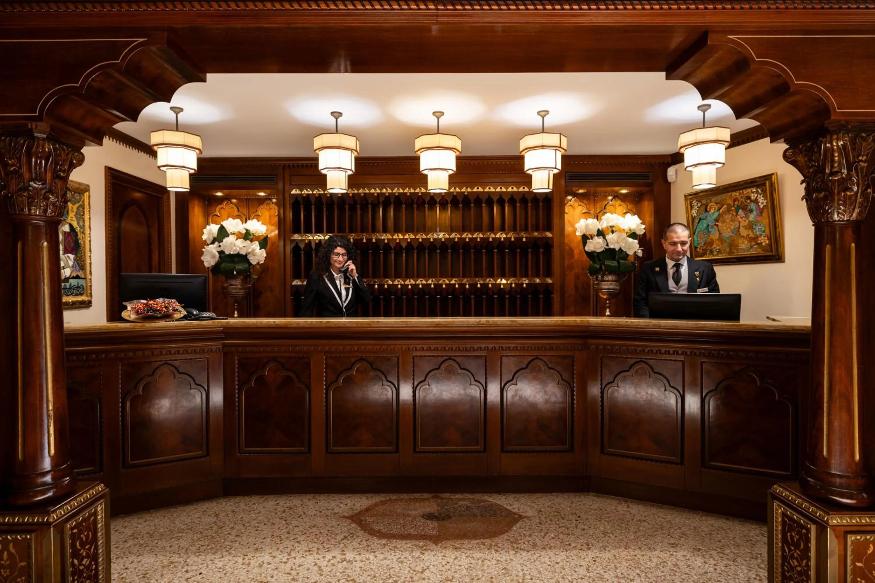 Lobby or reception in Ai Mori d'Oriente