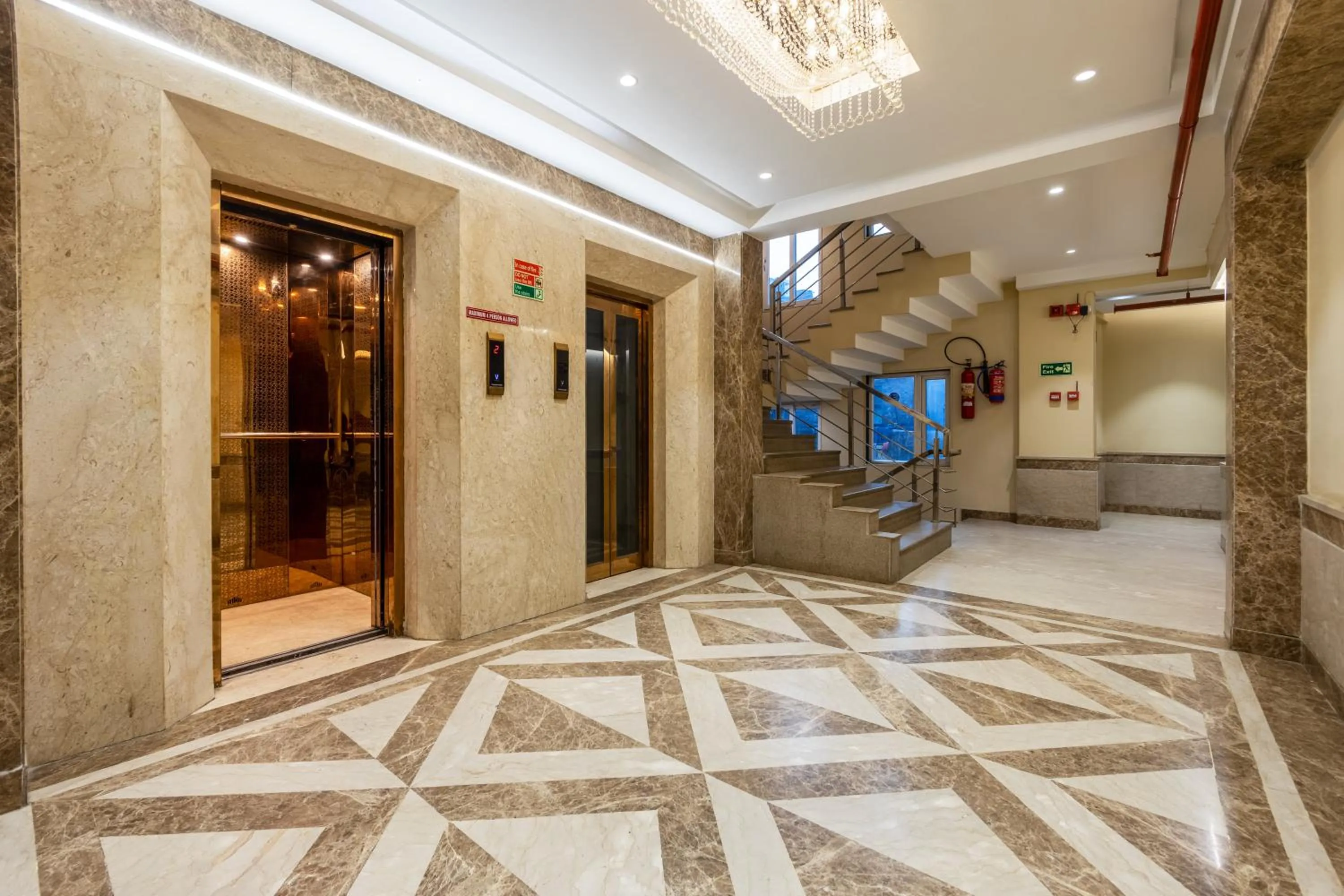 elevator in The Vanson Delite "Newly Rebuilt 2026" - Near New Delhi Station & Connaught Place