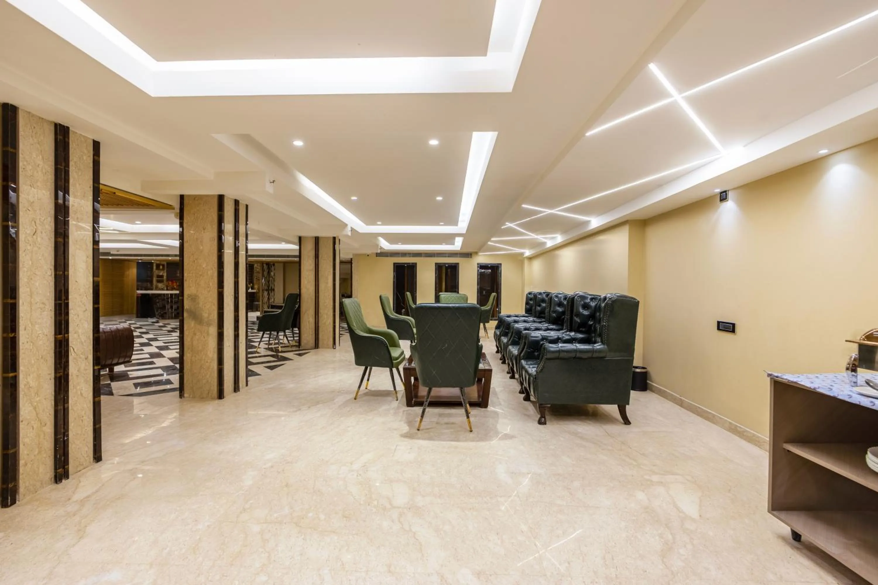 Seating area in The Vanson Delite "Newly Rebuilt 2026" - Near New Delhi Station & Connaught Place