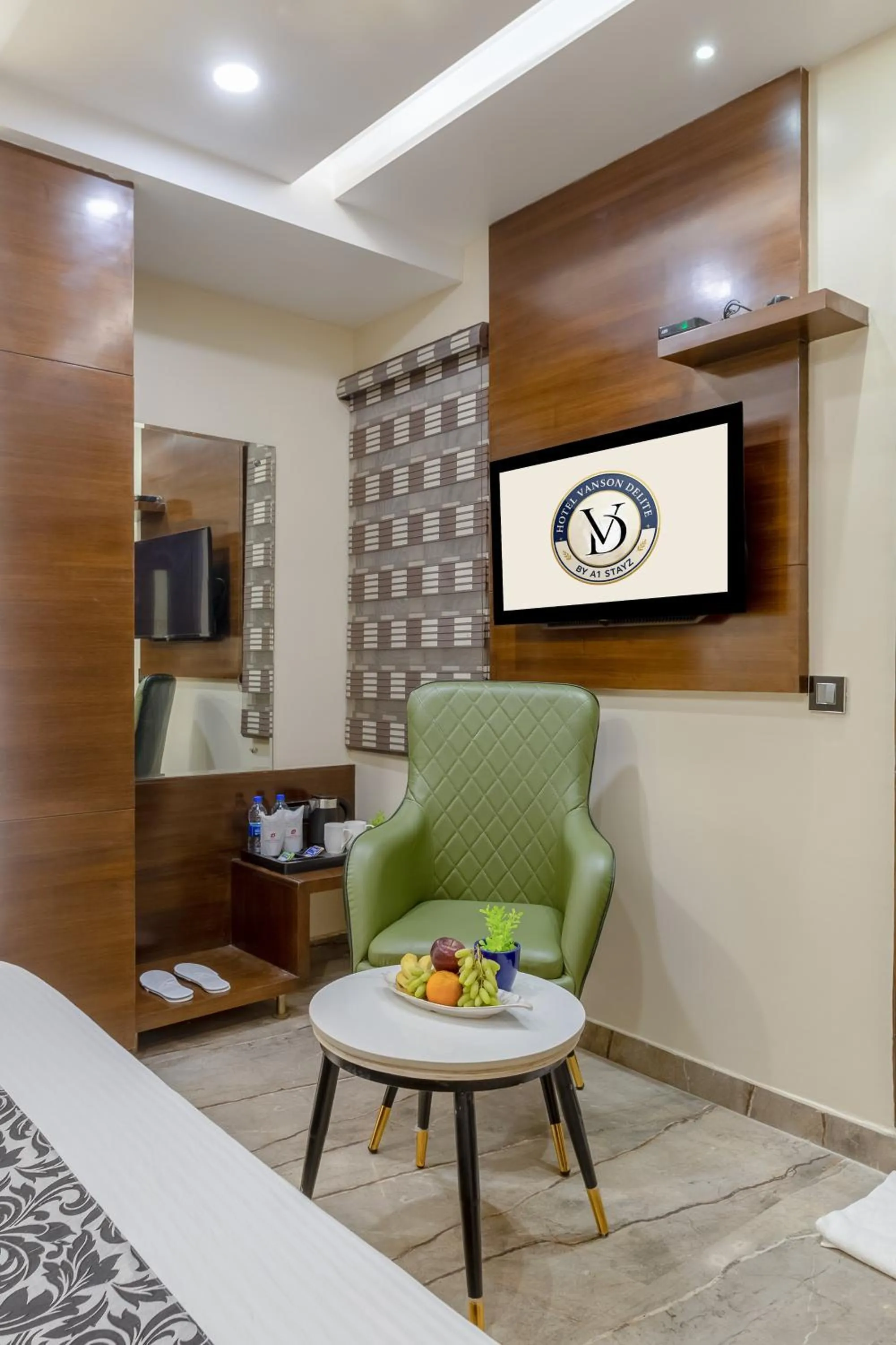 TV and multimedia in The Vanson Delite "Newly Rebuilt 2026" - Near New Delhi Station & Connaught Place