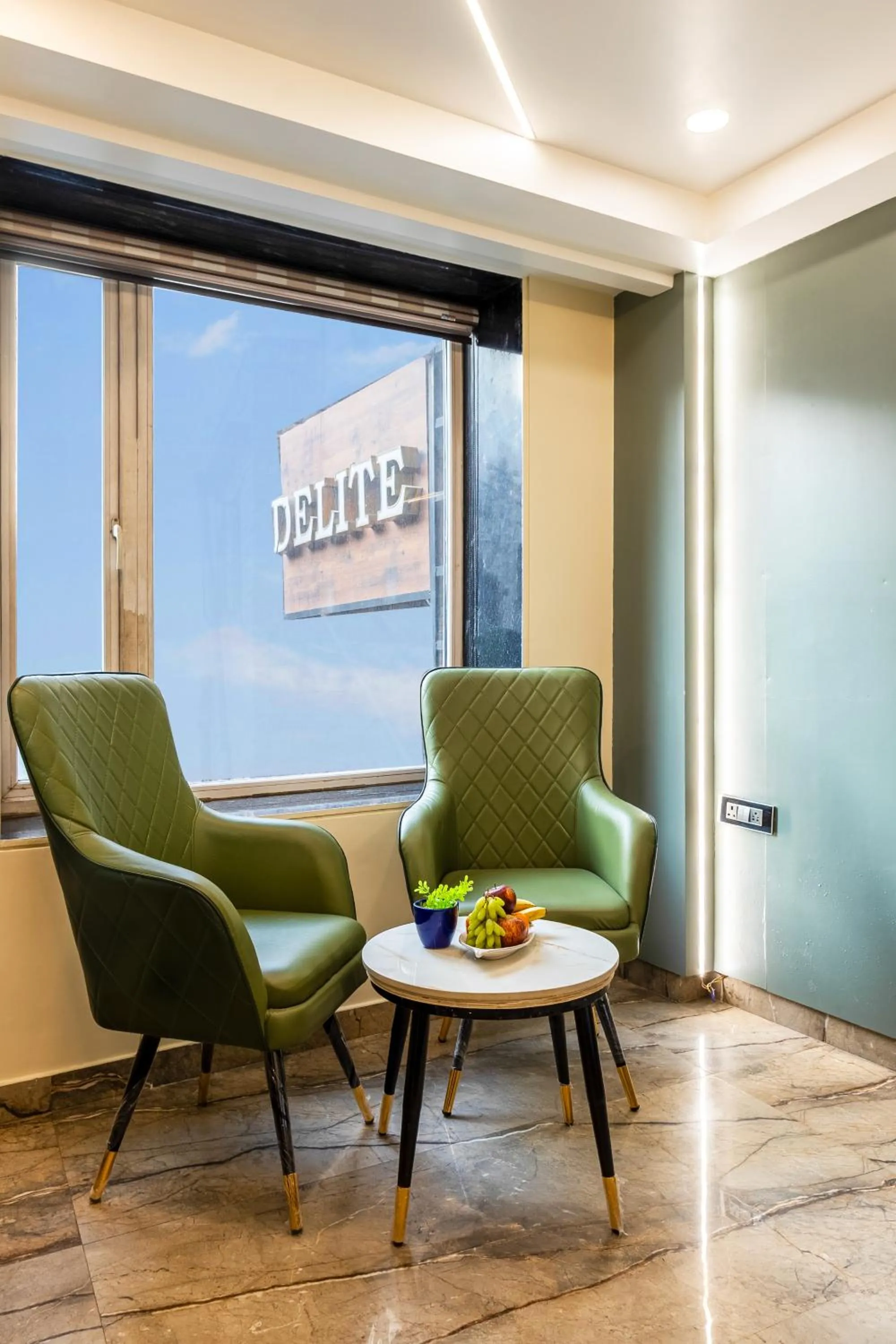 Living room in The Vanson Delite "Newly Rebuilt 2026" - Near New Delhi Station & Connaught Place