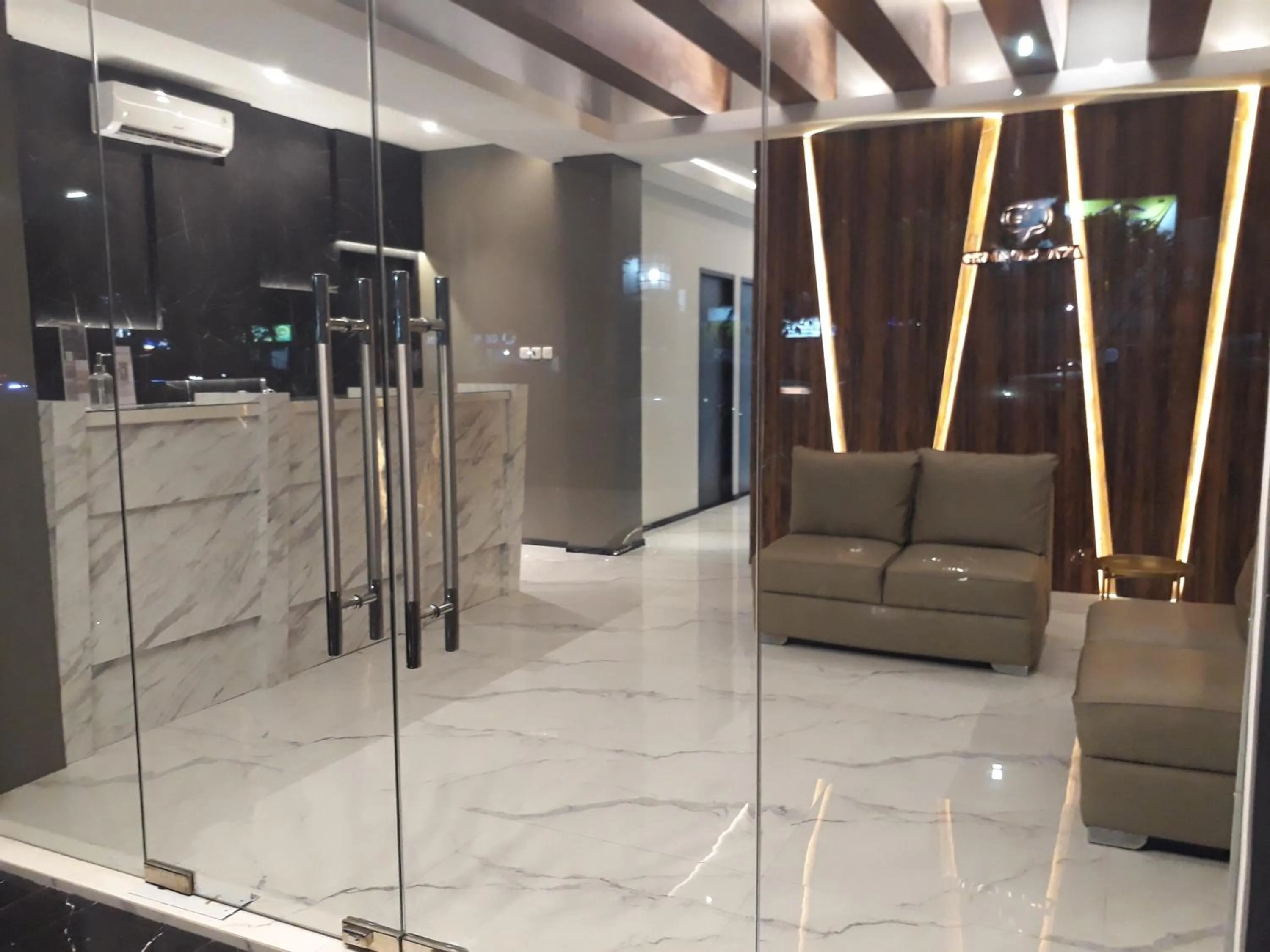 Lobby or reception in Grand Plaza Boutique Hotel