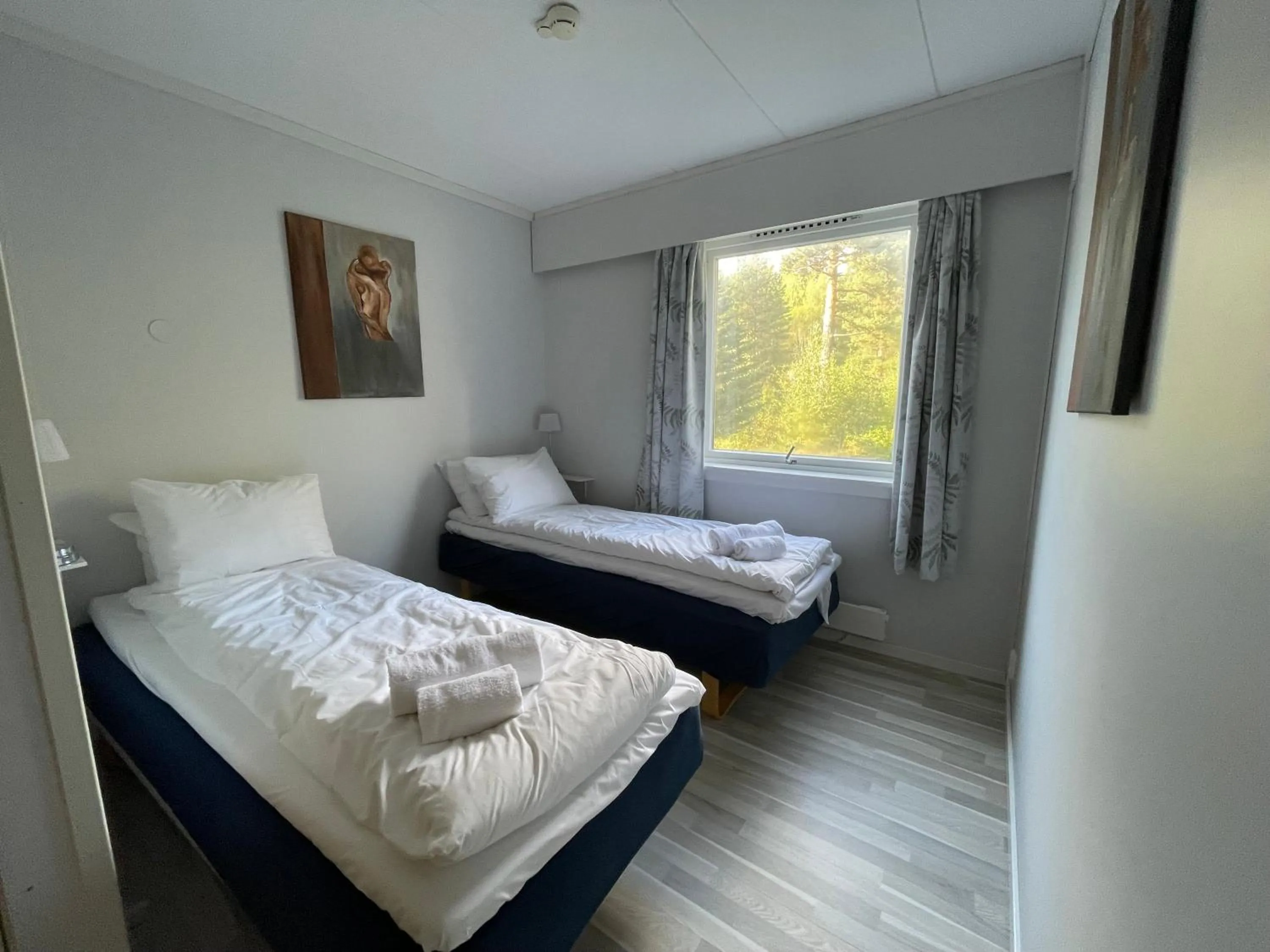 Bedroom, Bed in Fossanåsen Hotel