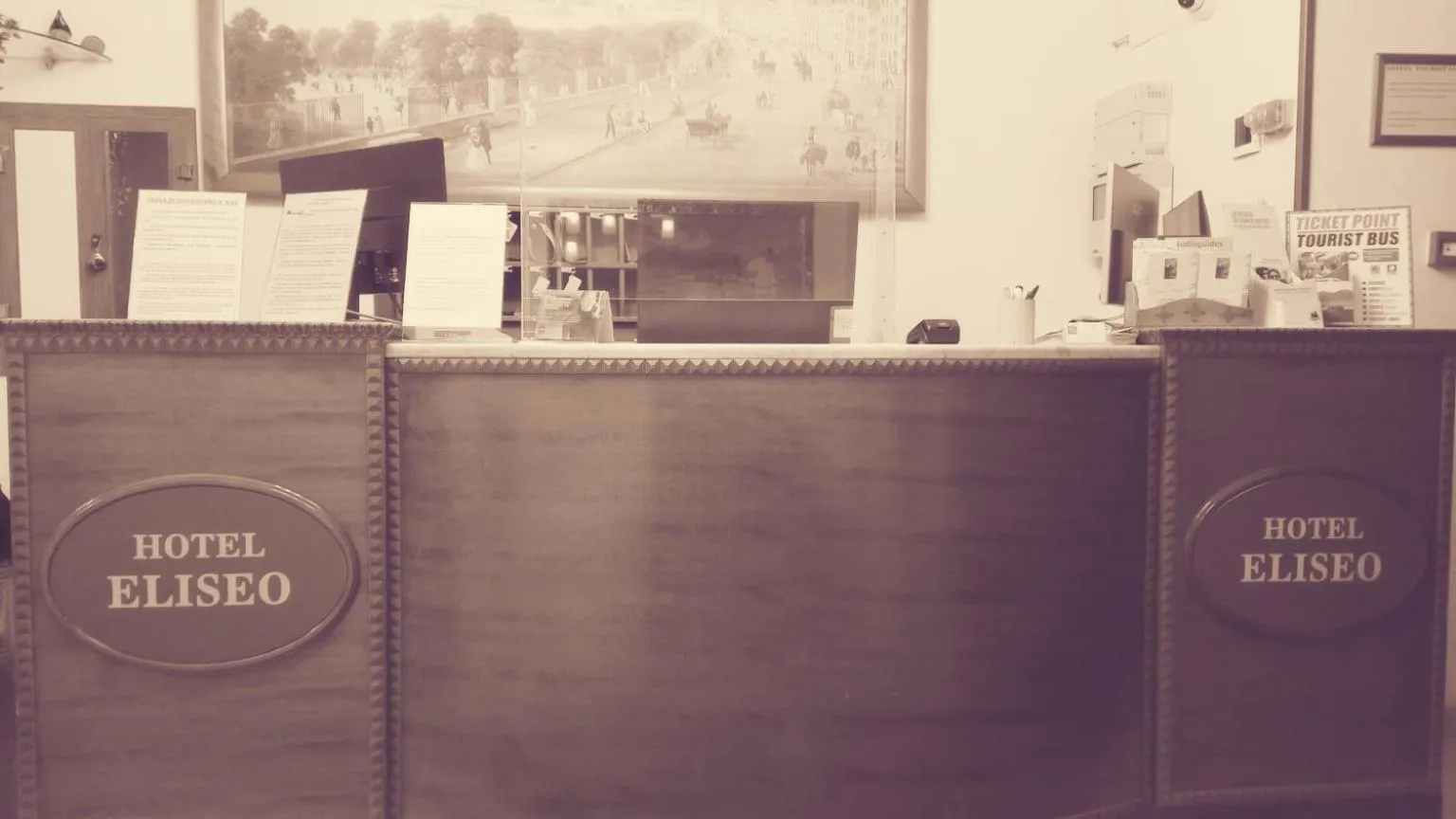 Lobby or reception in Hotel Eliseo Napoli