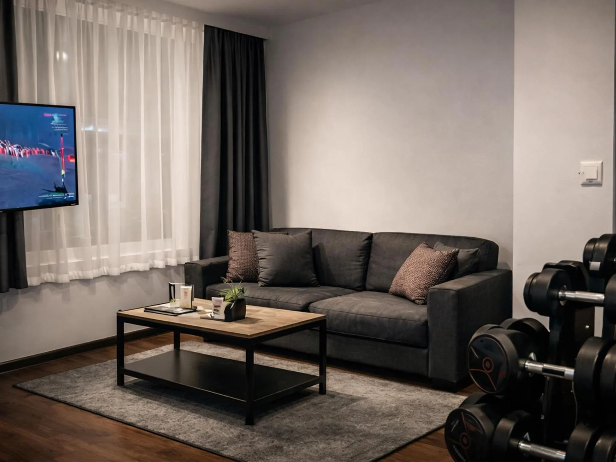 Fitness centre/facilities in DORMERO Hotel Rüsselsheim