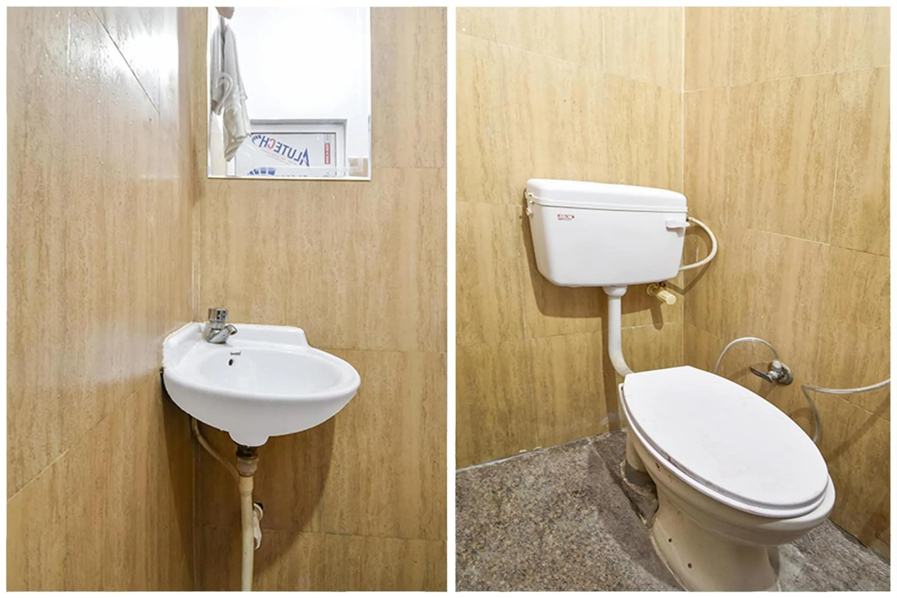 Bathroom in Hotel O Pragati Inn