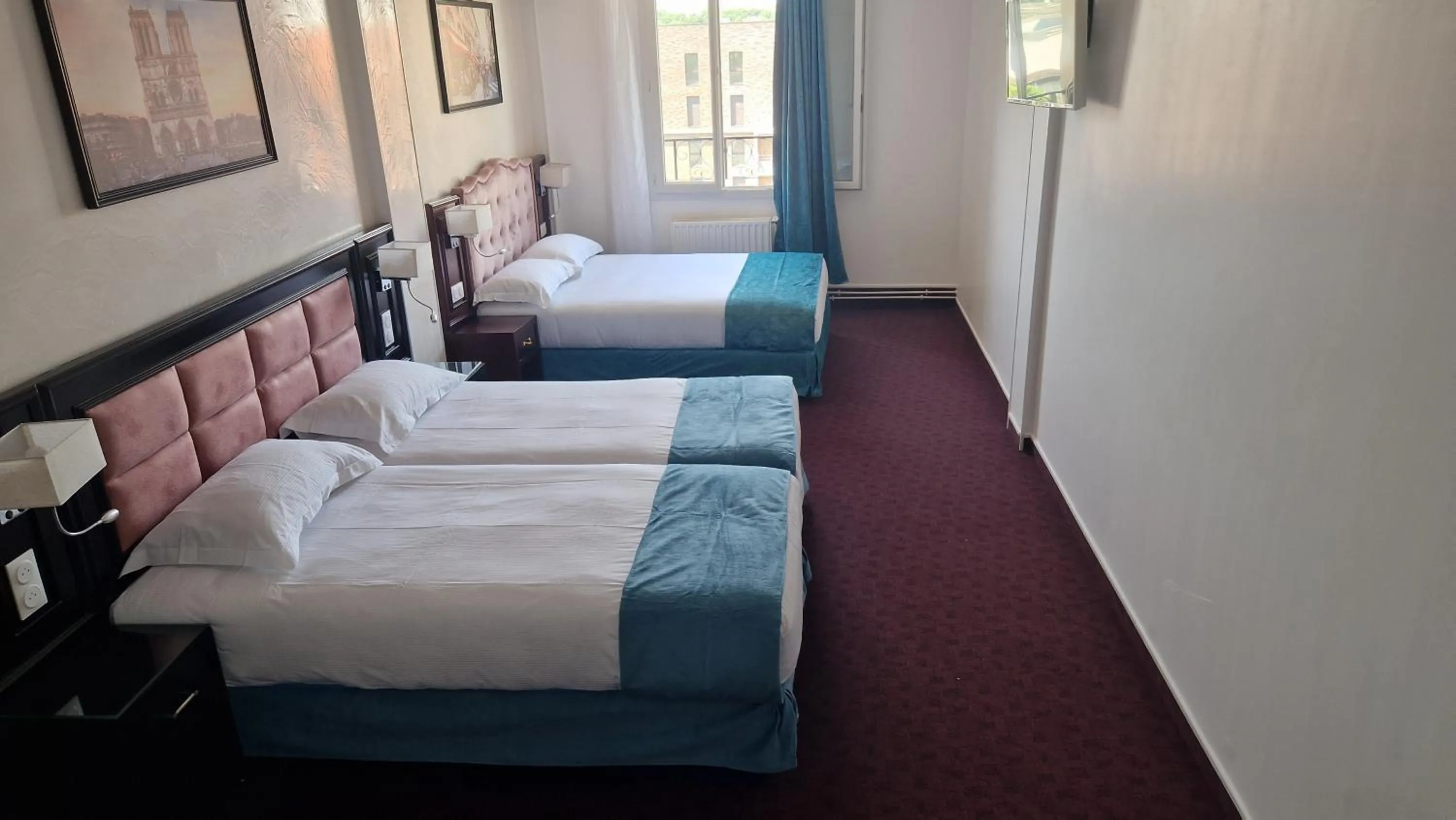 Photo of the whole room, Bed in HOTEL ROYAL Paris Ivry