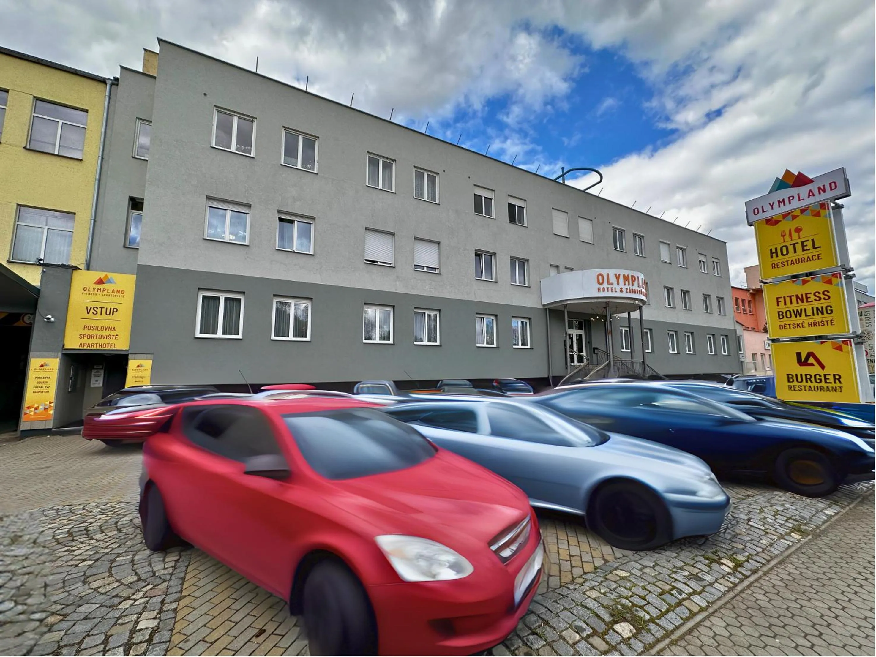 Property building in Olympland Hotel