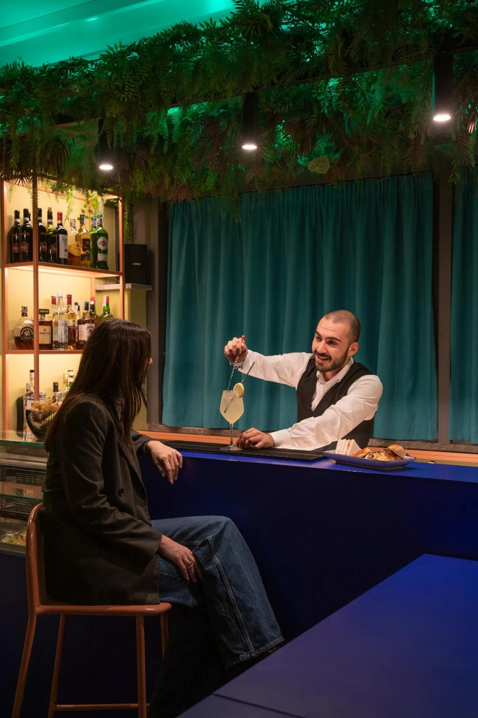 Lounge or bar in Hotel Montecarlo