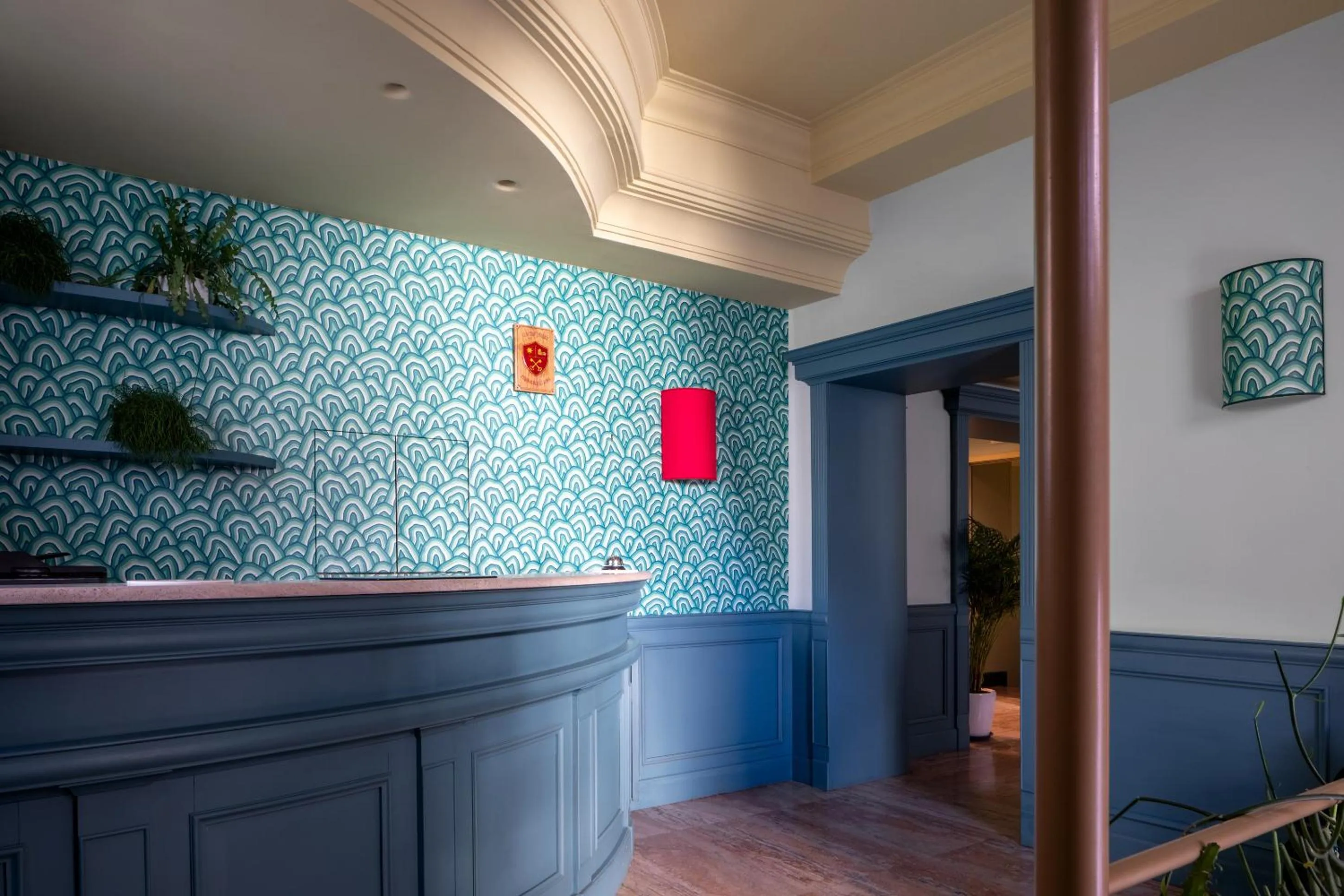 Lobby or reception in Hotel Montecarlo