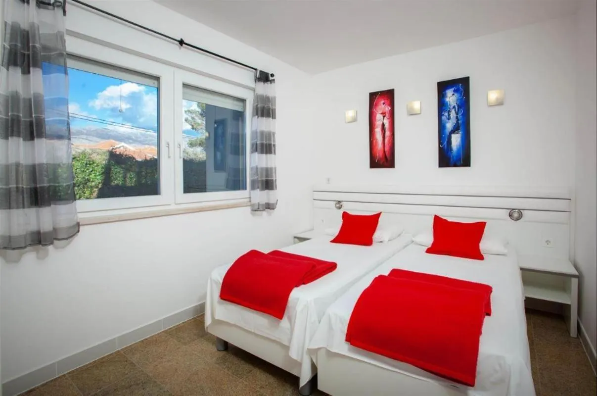 Bedroom, Bed in Fully equiped Beach Apartments with its own balcony