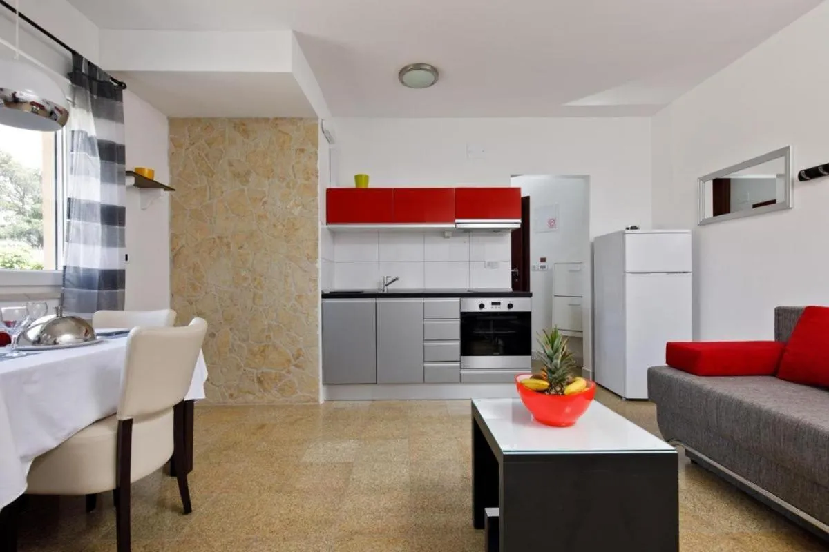 kitchen in Fully equiped Beach Apartments with its own balcony