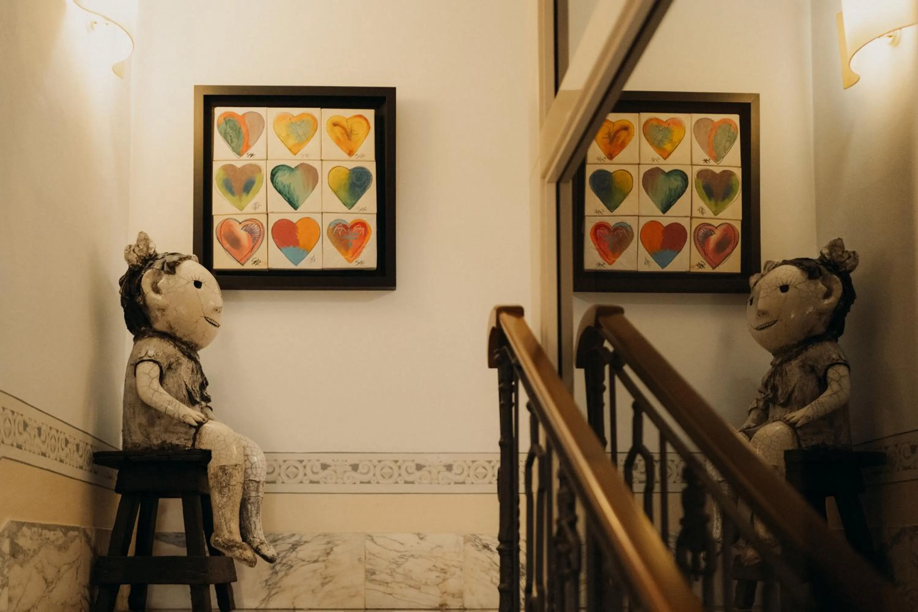 Decorative detail in Hotel Palazzo Guiscardo Pietrasanta