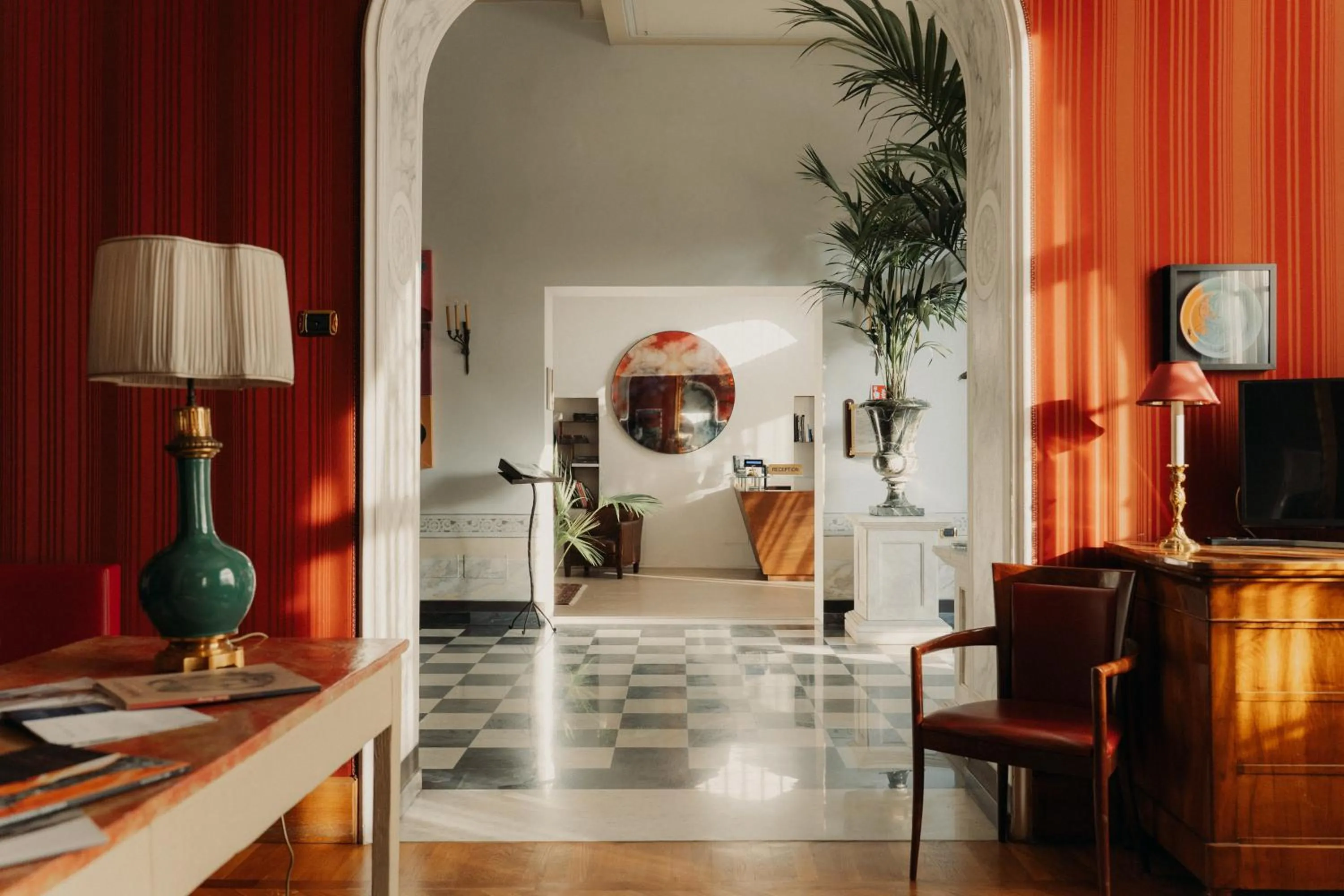 Lobby or reception in Hotel Palazzo Guiscardo Pietrasanta