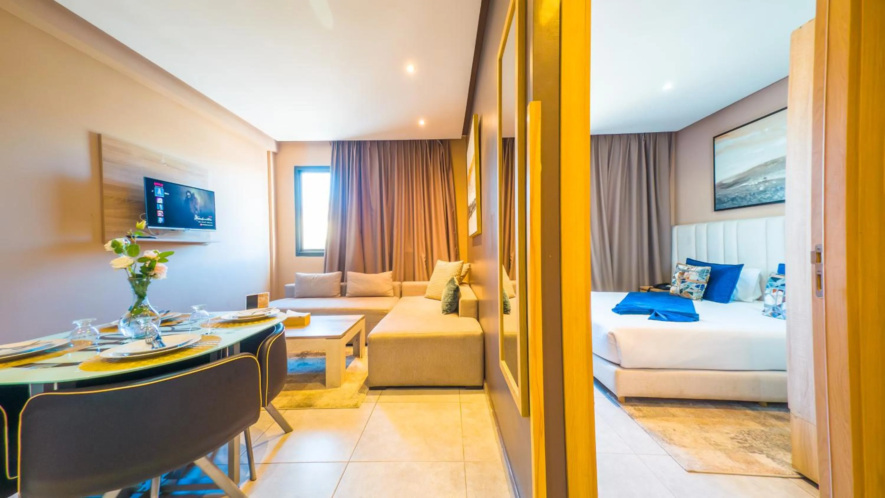 Photo of the whole room, Bed in Atlas-Résidence by Rent-Inn