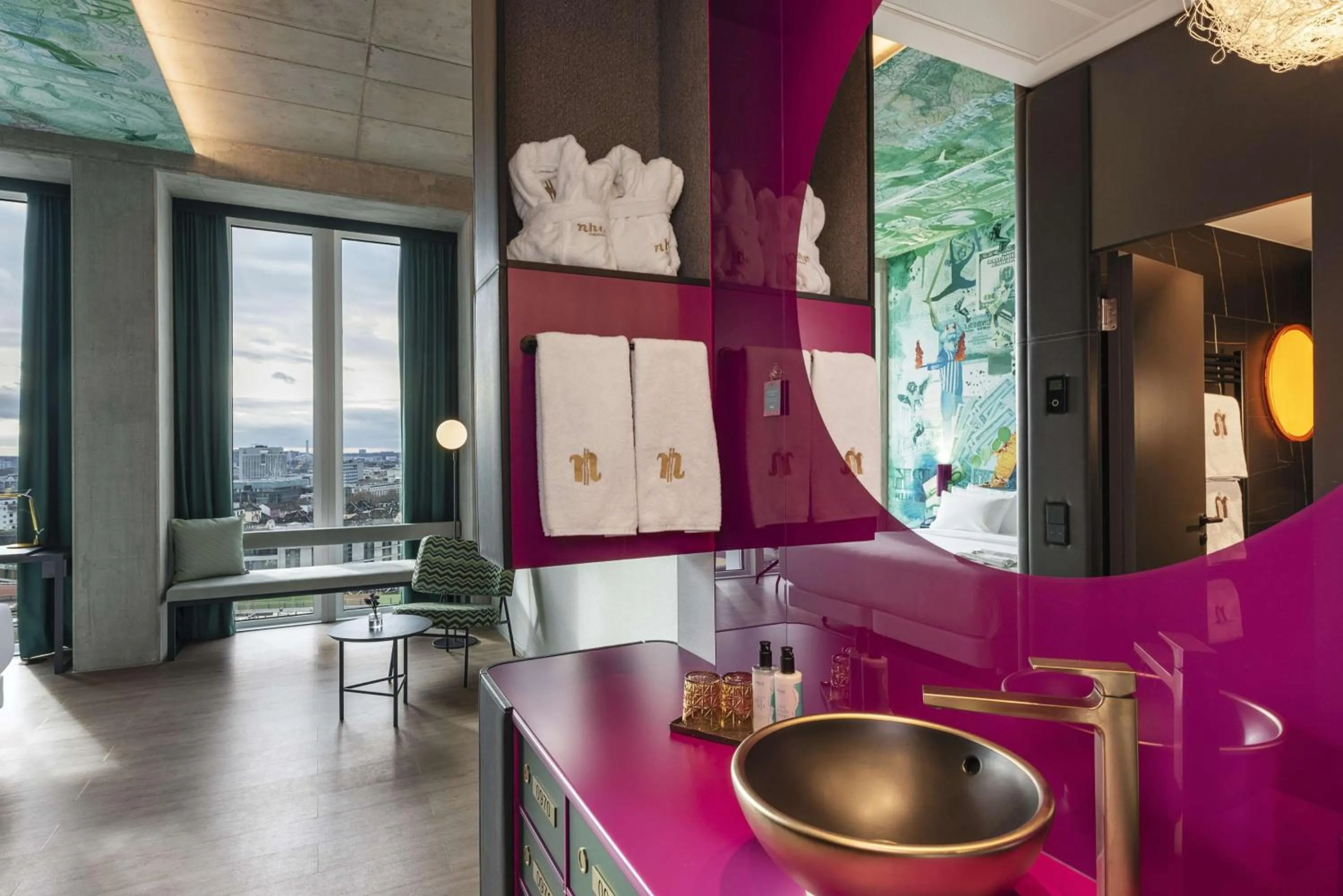 Bathroom in nhow Frankfurt