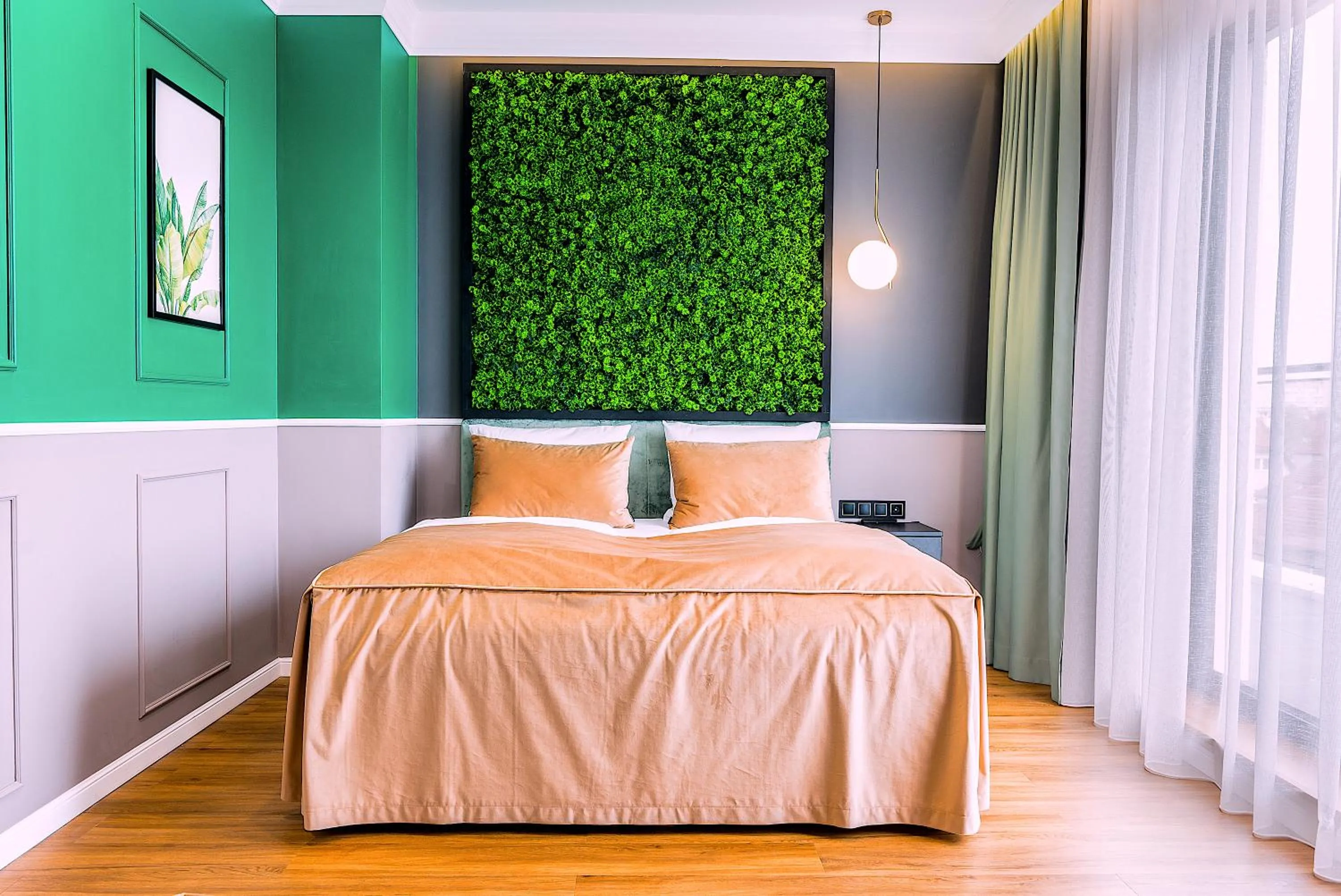 Bed in Aparthotel Green Concrete