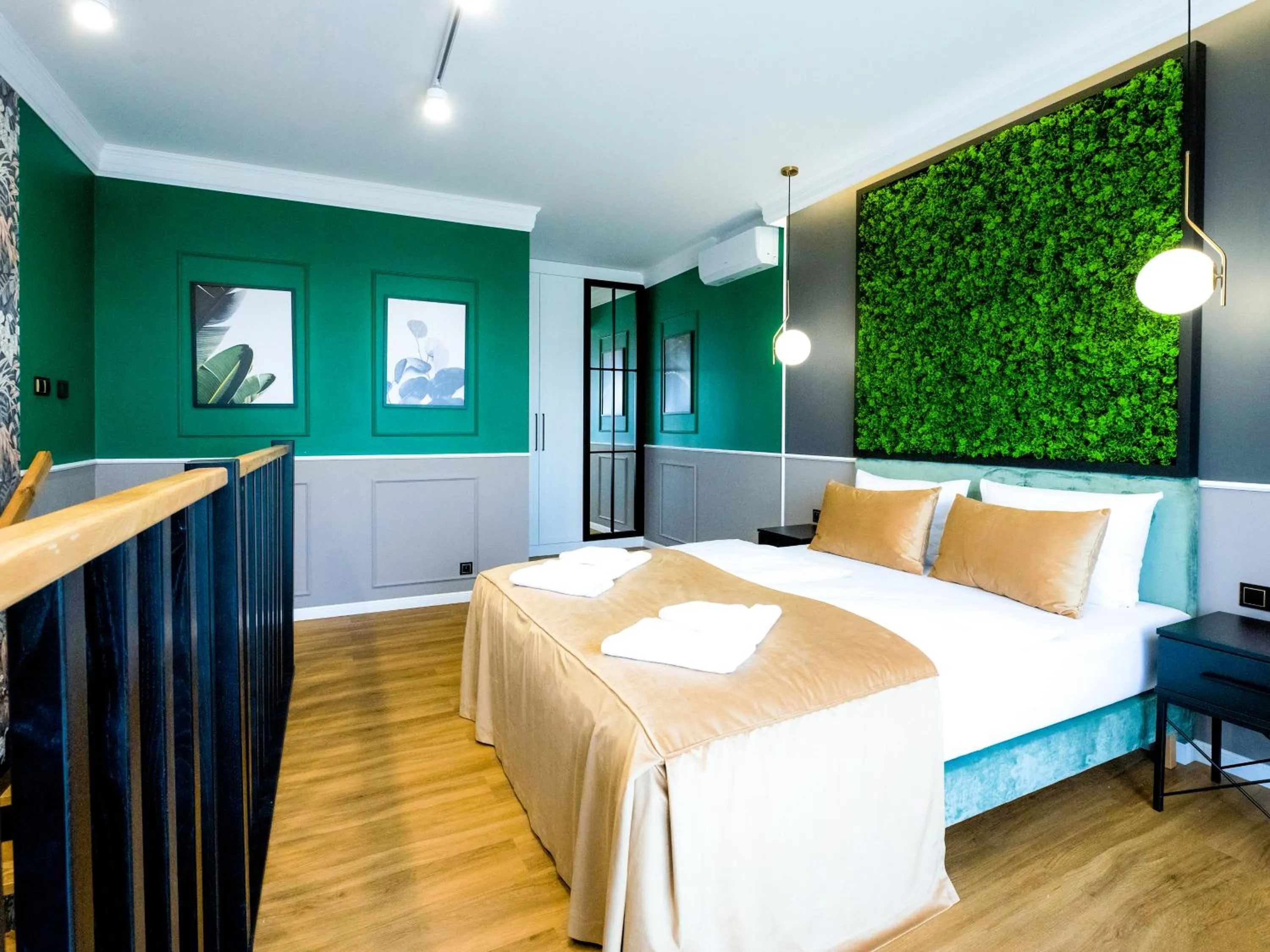 Bed in Aparthotel Green Concrete - ekologiczne apartamenty premium ze strefą Wellness