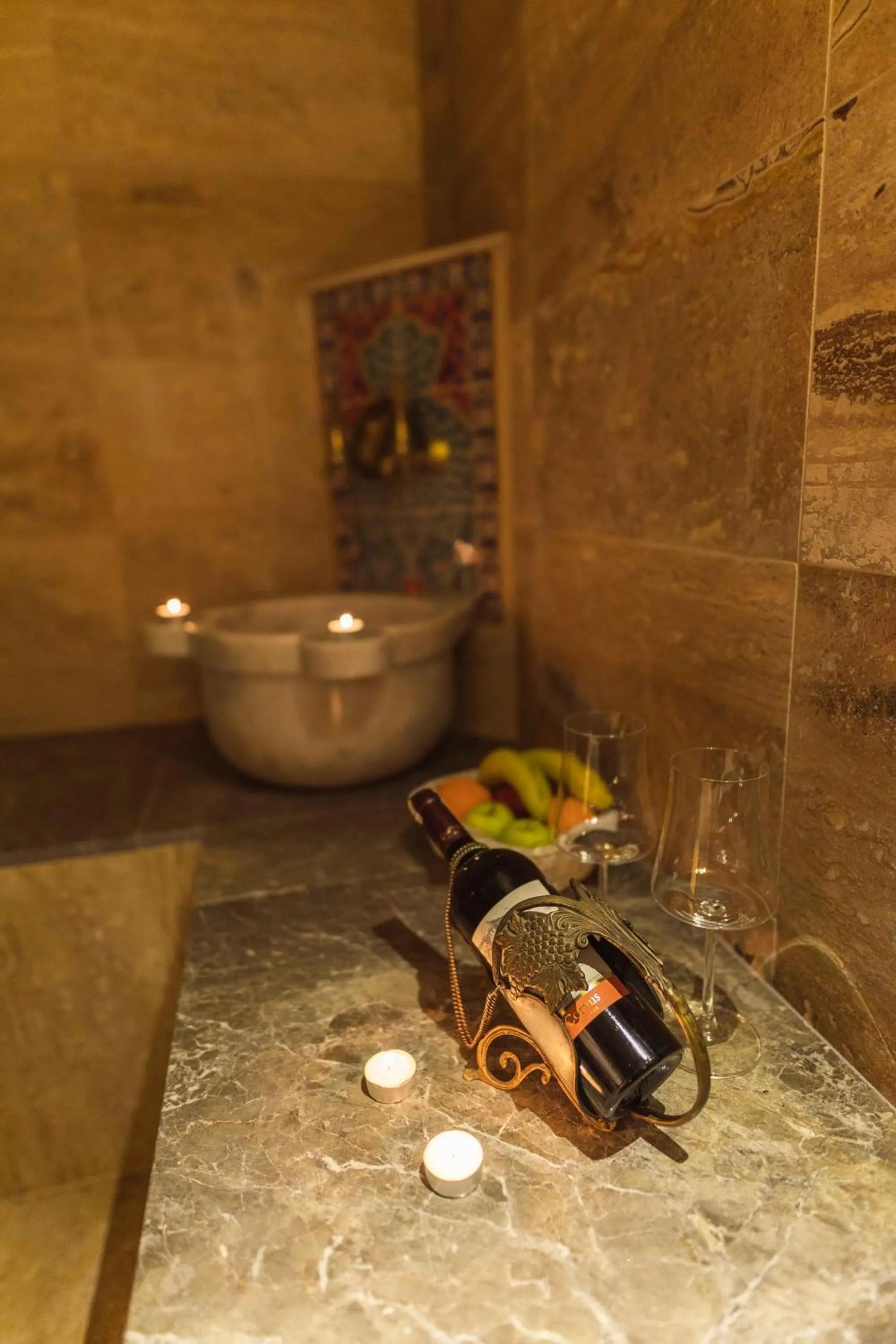 Bathroom in Solo Cave Suites