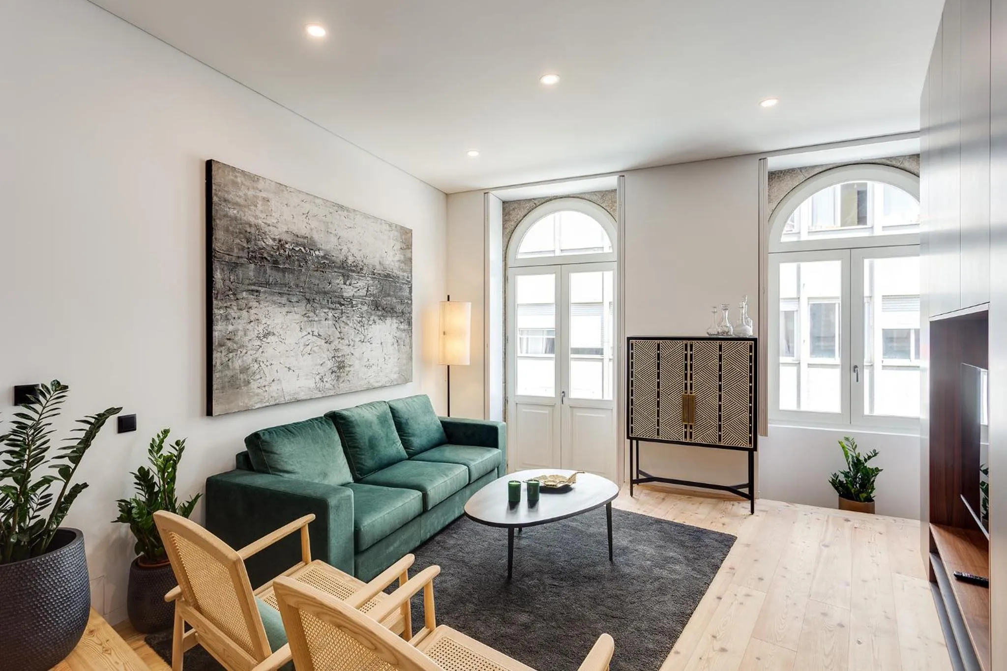 Living room in Conceição Premium Downtown Apartment by DA'HOME