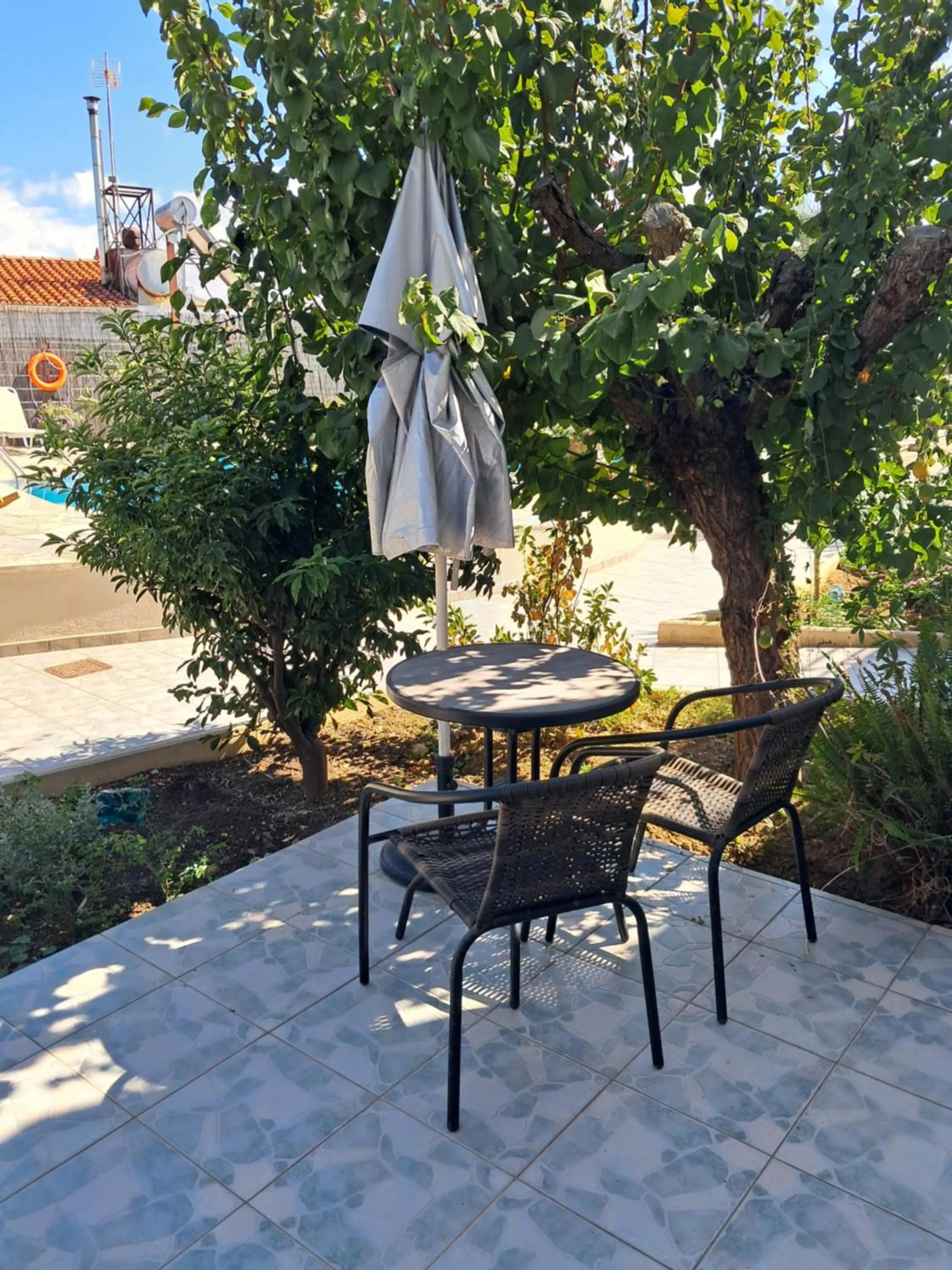 Patio in Secret Garden Hotel