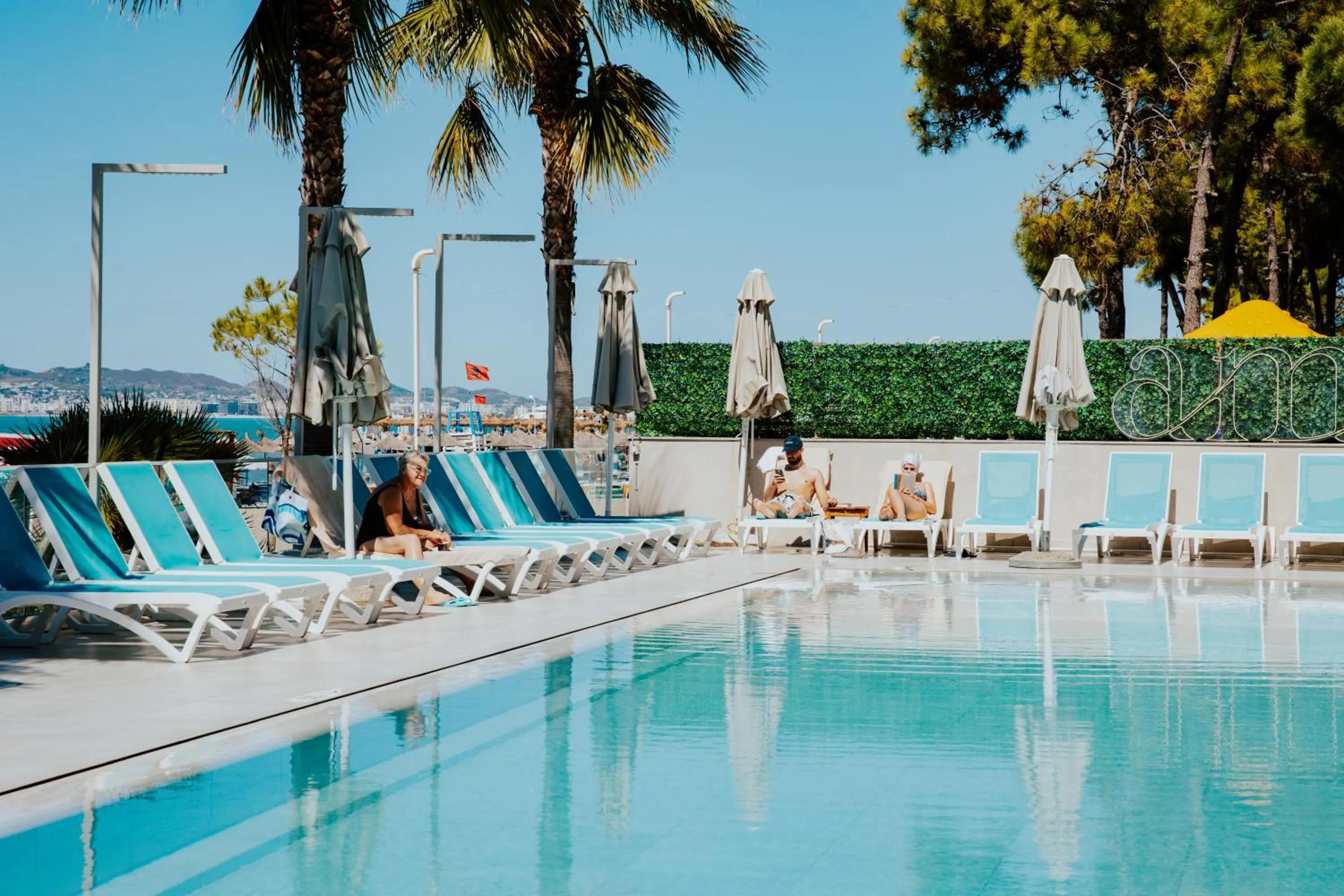 Swimming pool in AMR Hotel - Durres