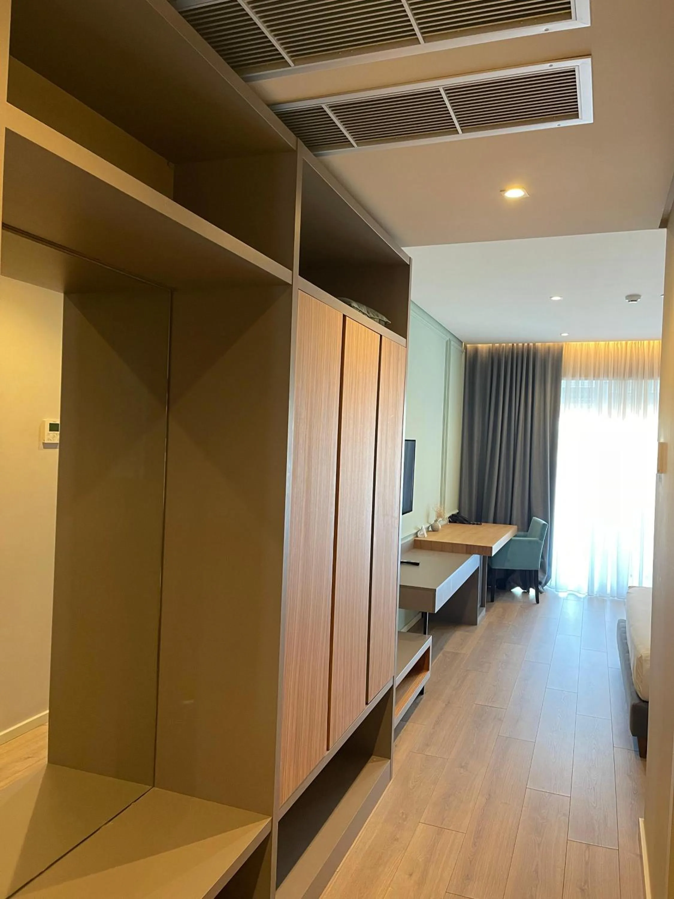 wardrobe, Bed in AMR Hotel - Durres