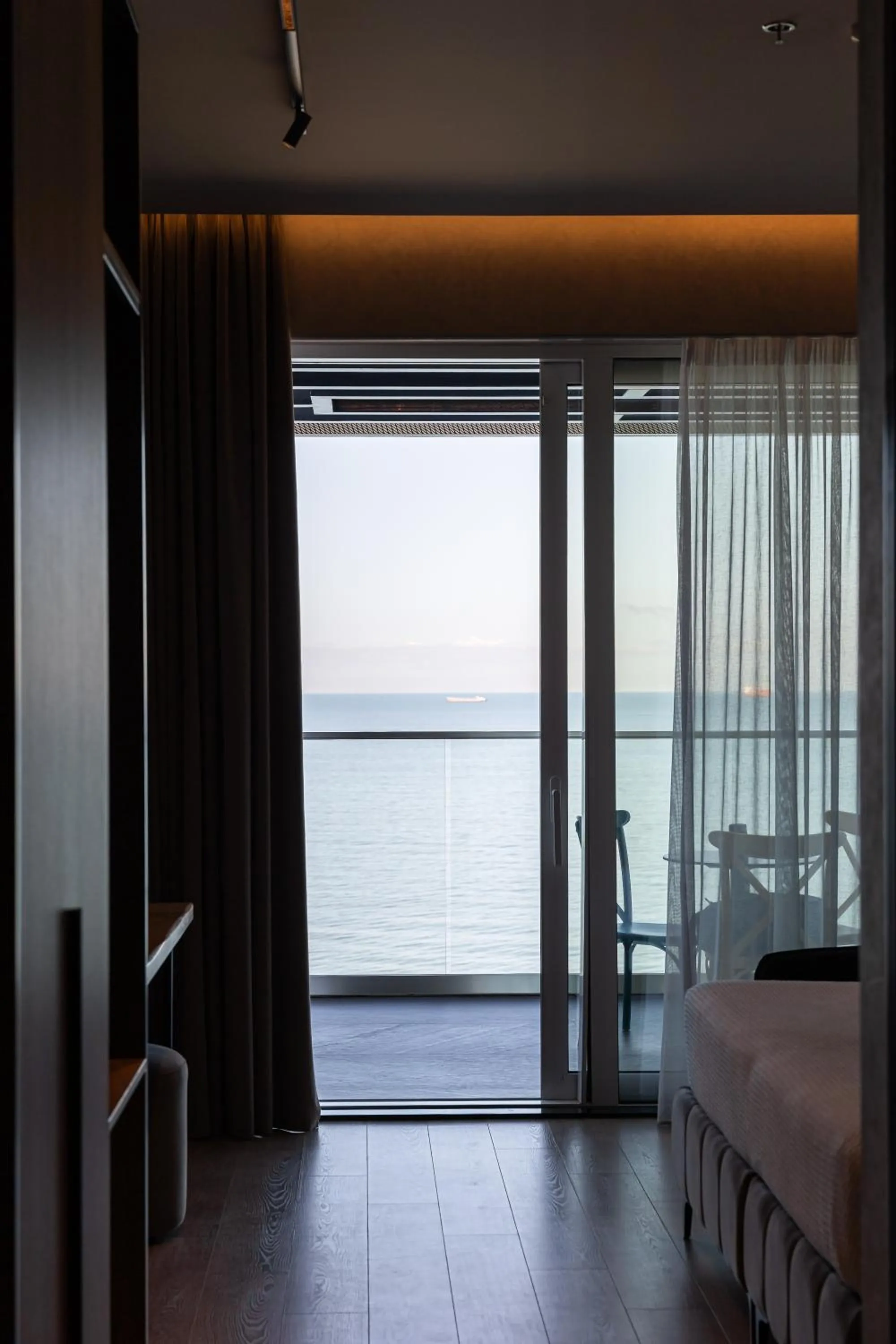 View (from property/room), Bed in AMR Hotel - Durres