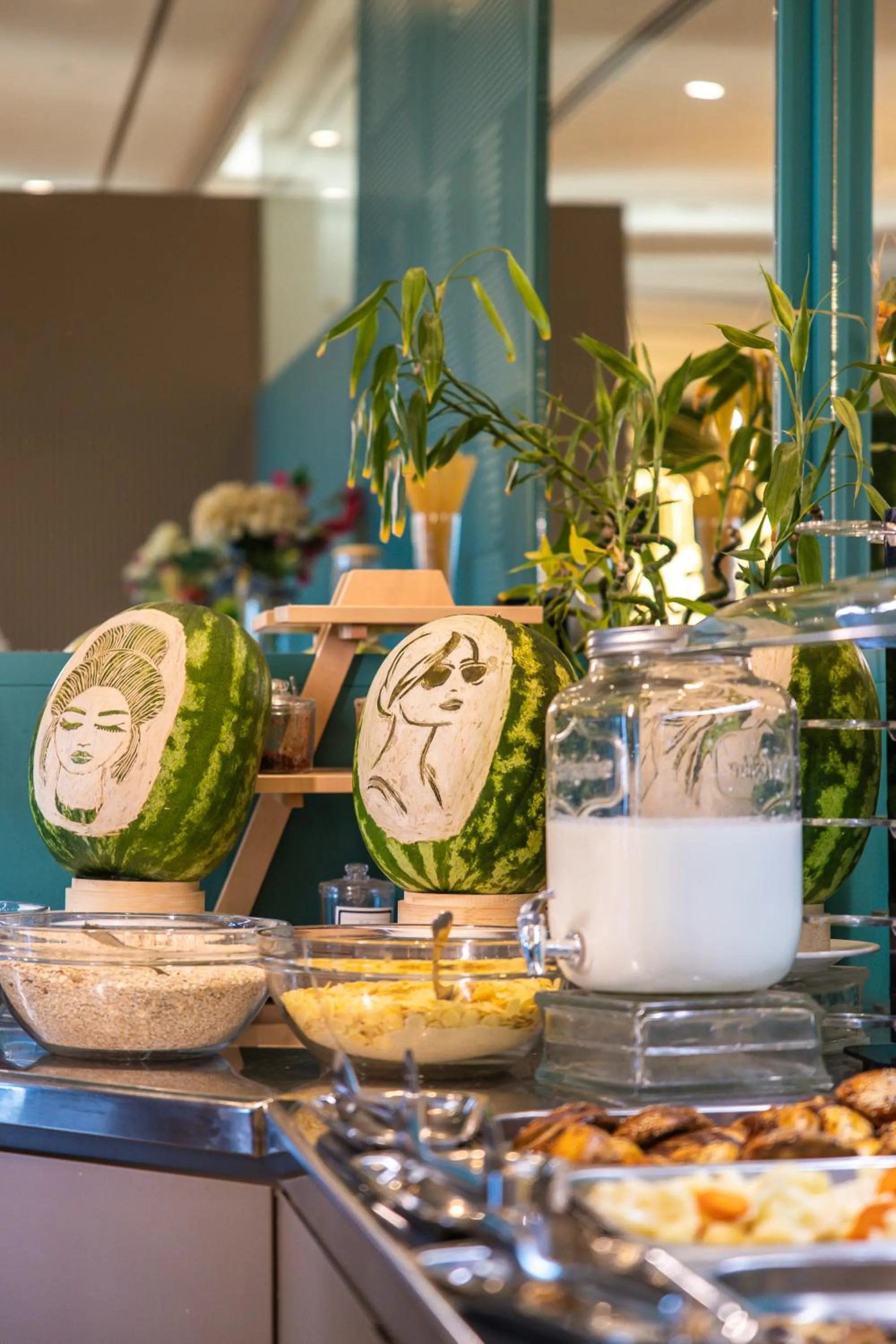 Buffet breakfast in AMR Hotel - Durres