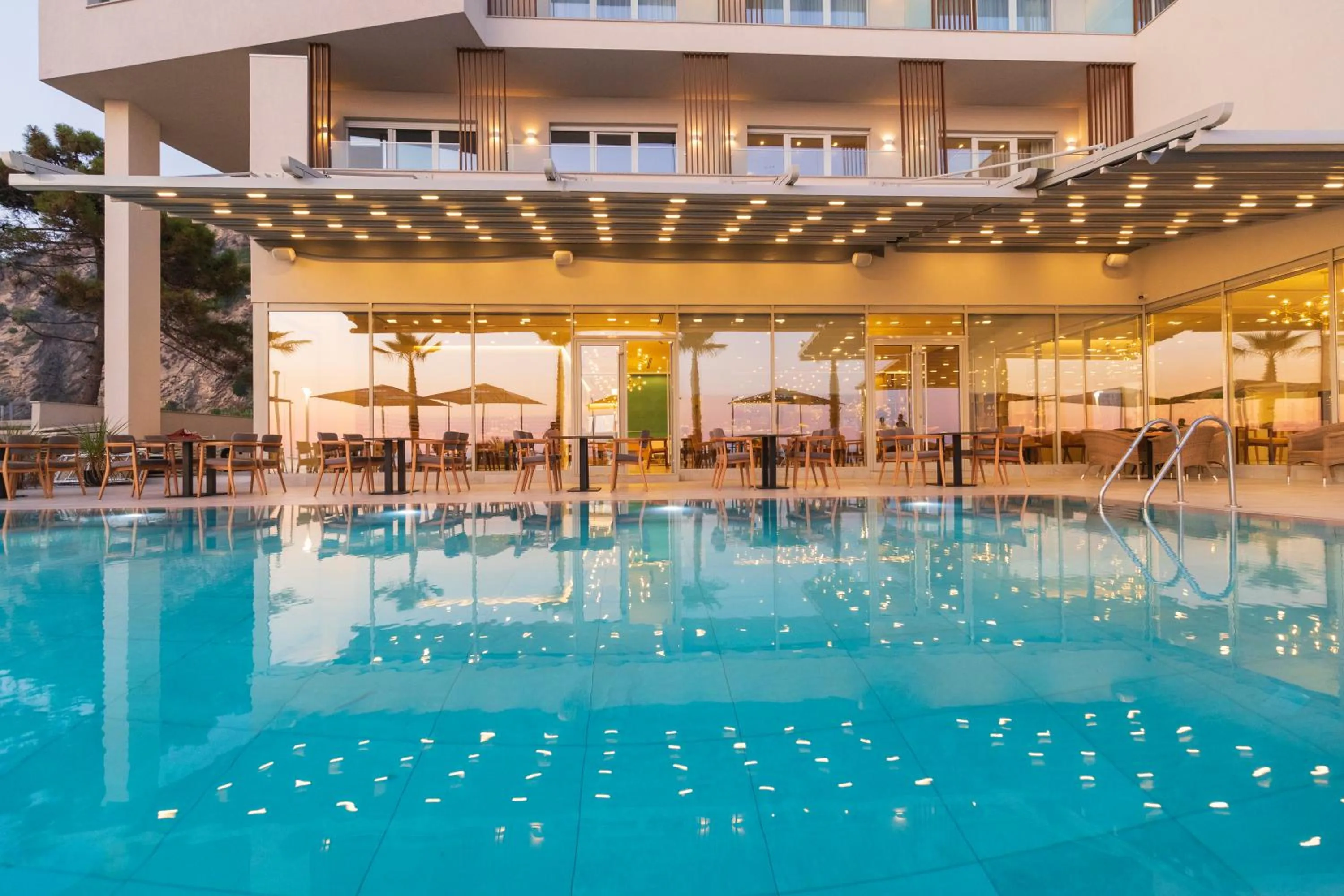 Swimming pool in AMR Hotel - Durres