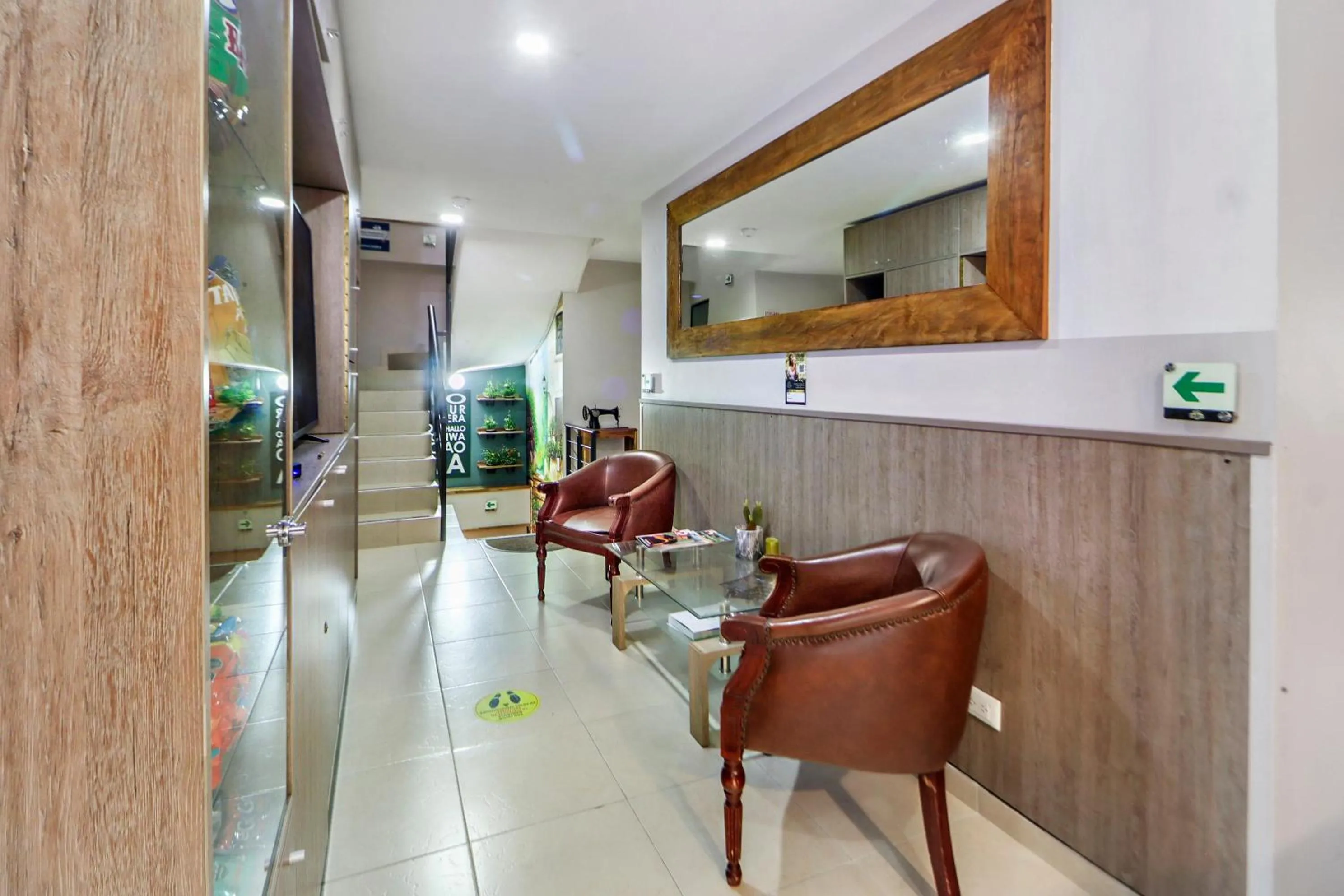 Lobby or reception in Hotel de la Salle