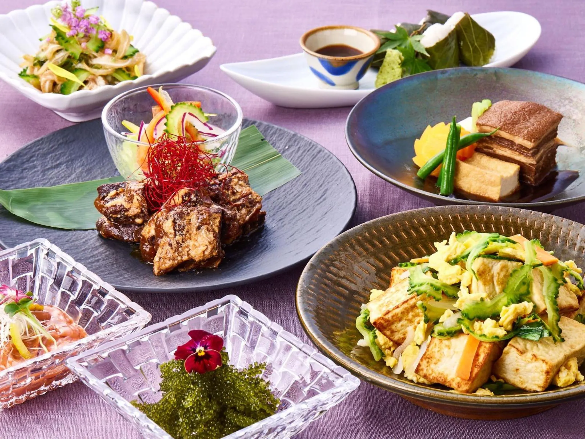 Dinner in Ryukyu Hotel & Resort Nashiro Beach