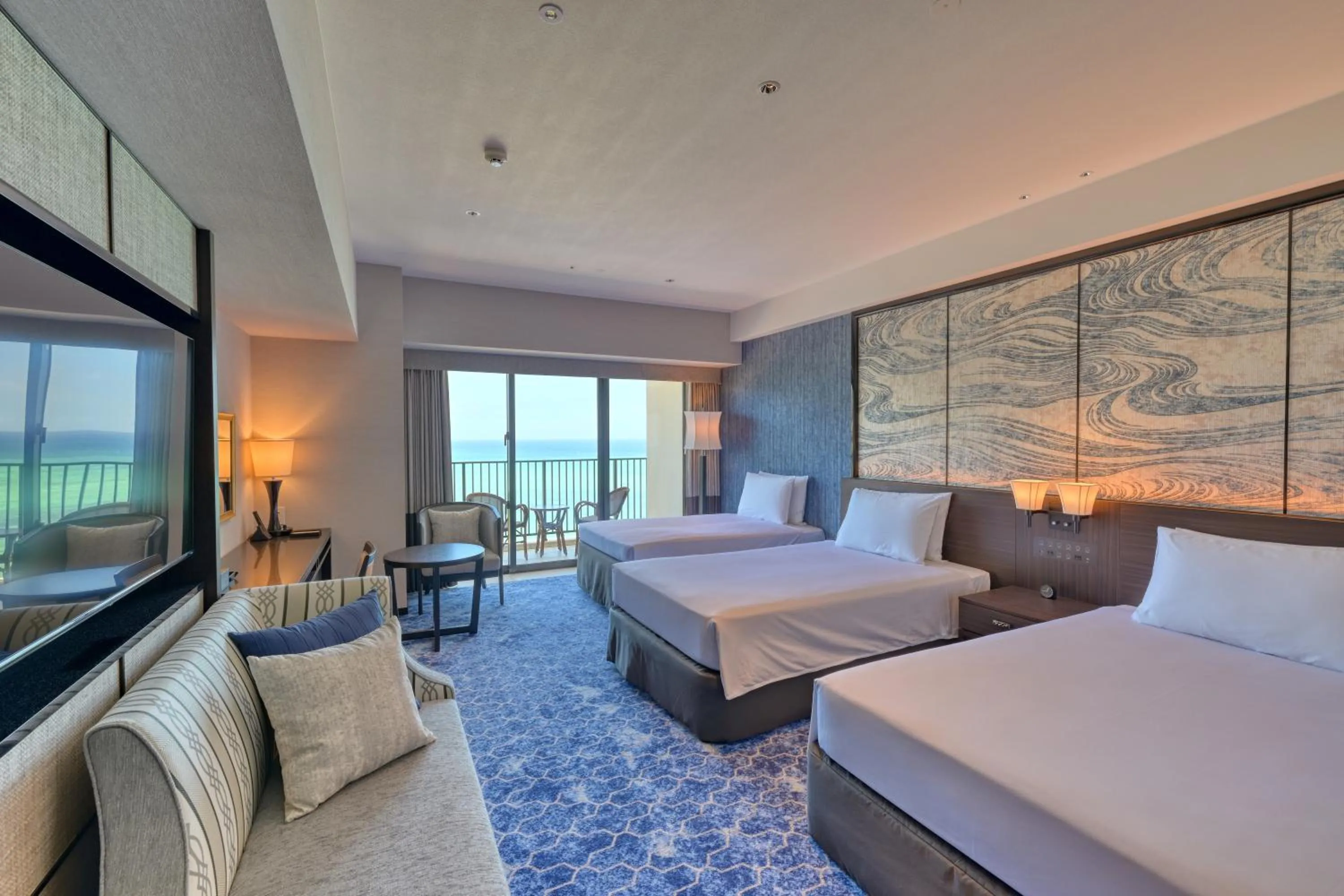 Photo of the whole room, Bed in Ryukyu Hotel & Resort Nashiro Beach