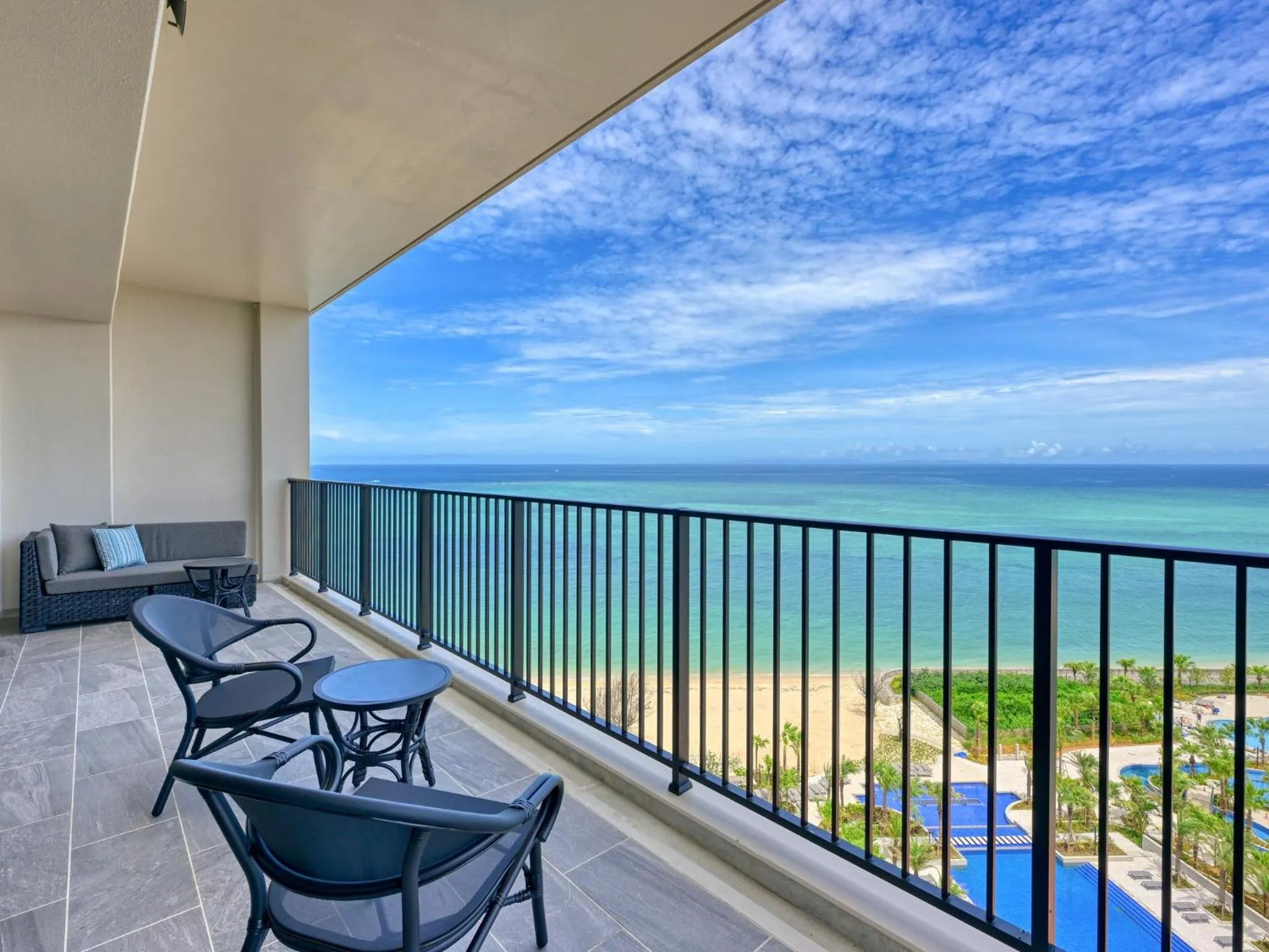 Balcony/Terrace in Ryukyu Hotel & Resort Nashiro Beach