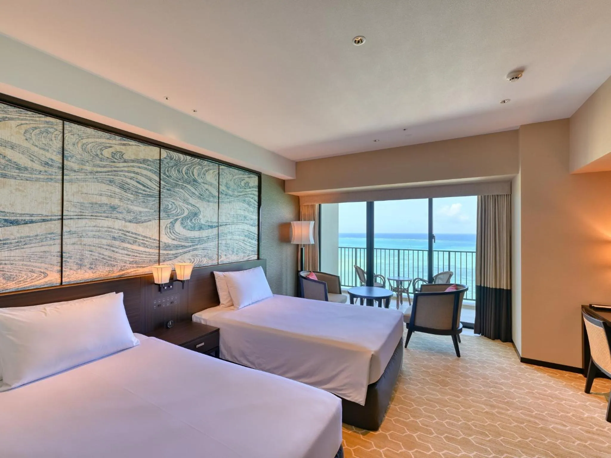 Photo of the whole room, Bed in Ryukyu Hotel & Resort Nashiro Beach