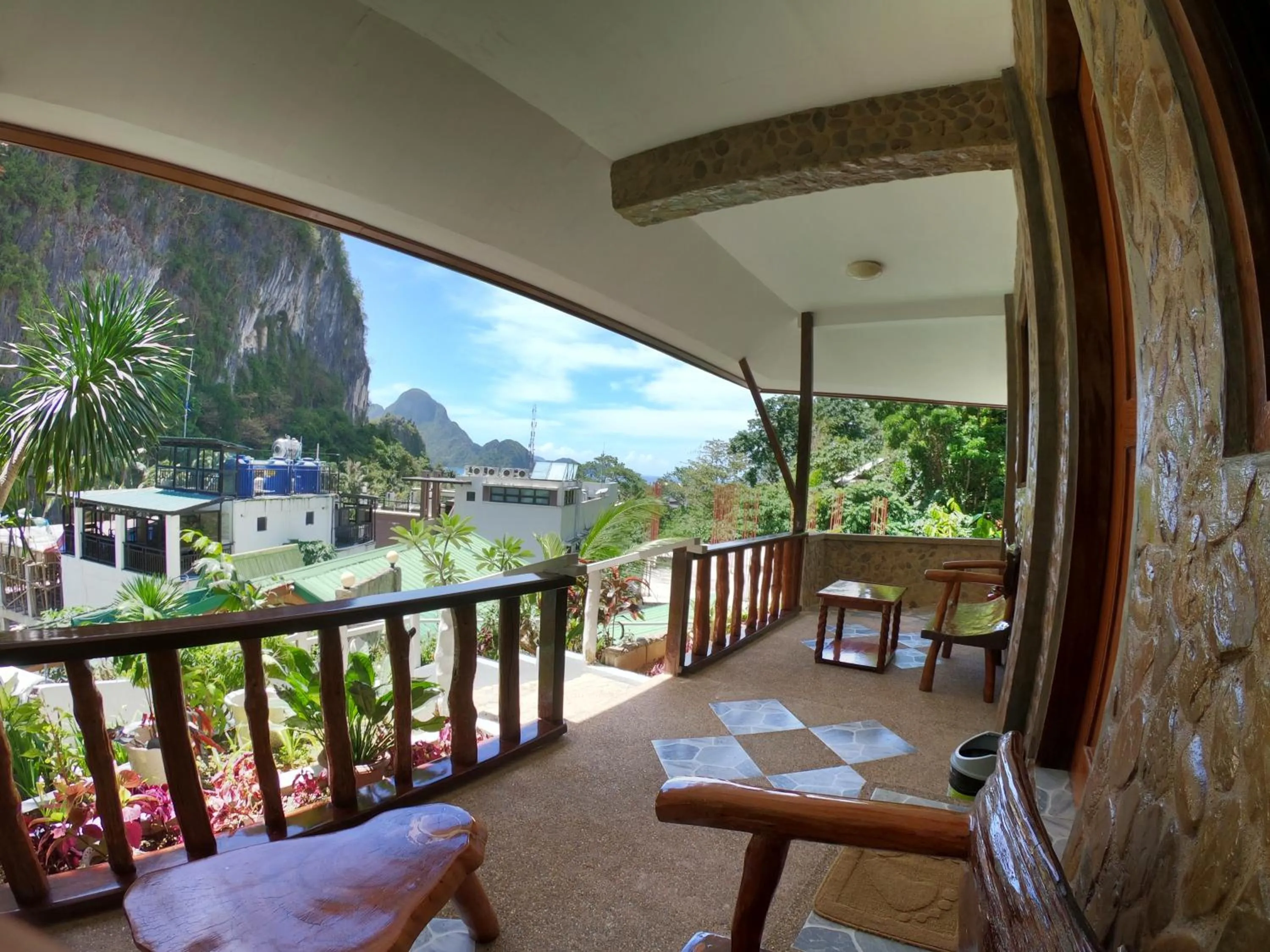View (from property/room) in El Nido Viewdeck Cottages