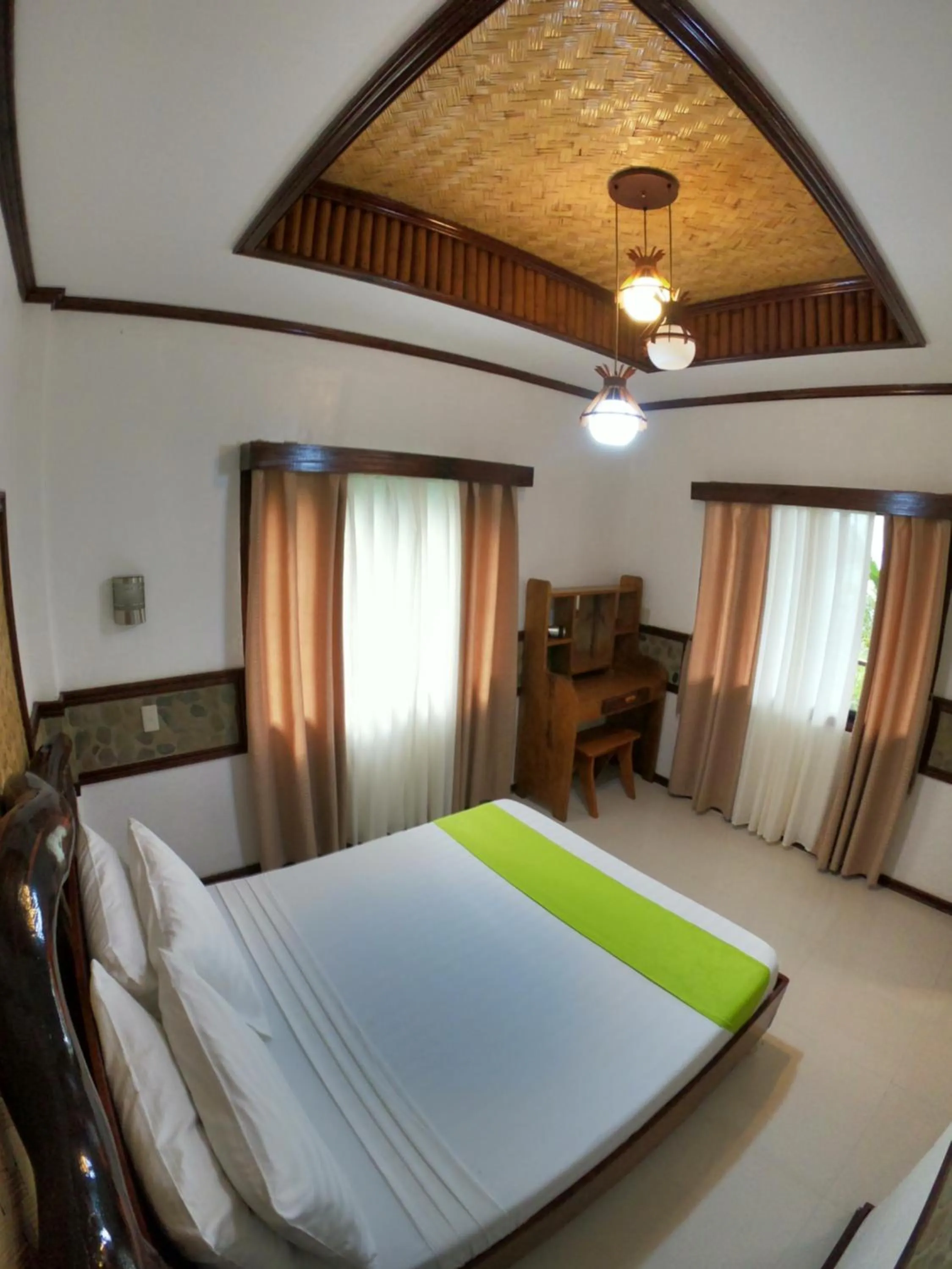 Shower, Bed in El Nido Viewdeck Cottages