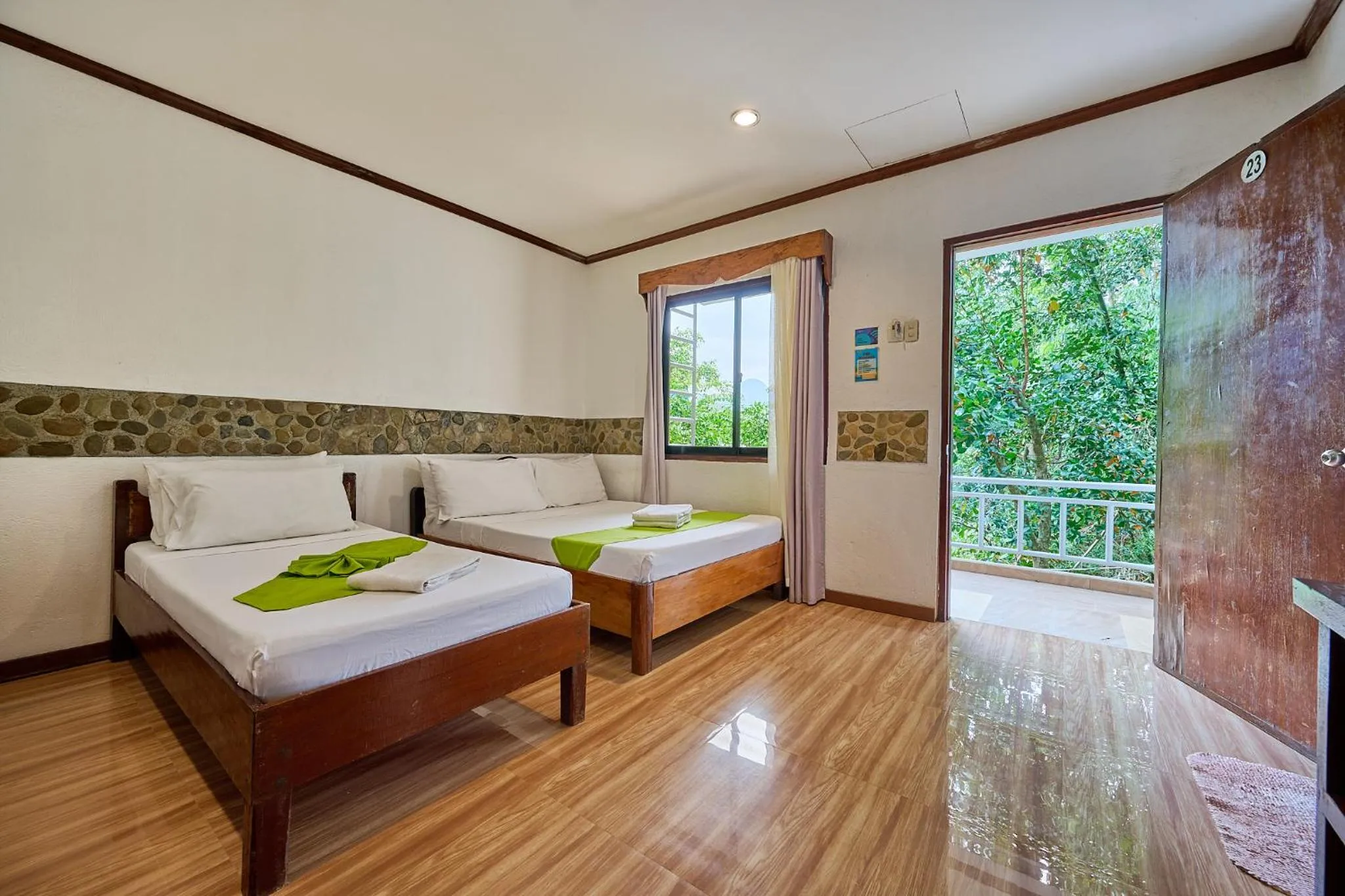 Bedroom, Bed in El Nido Viewdeck Cottages