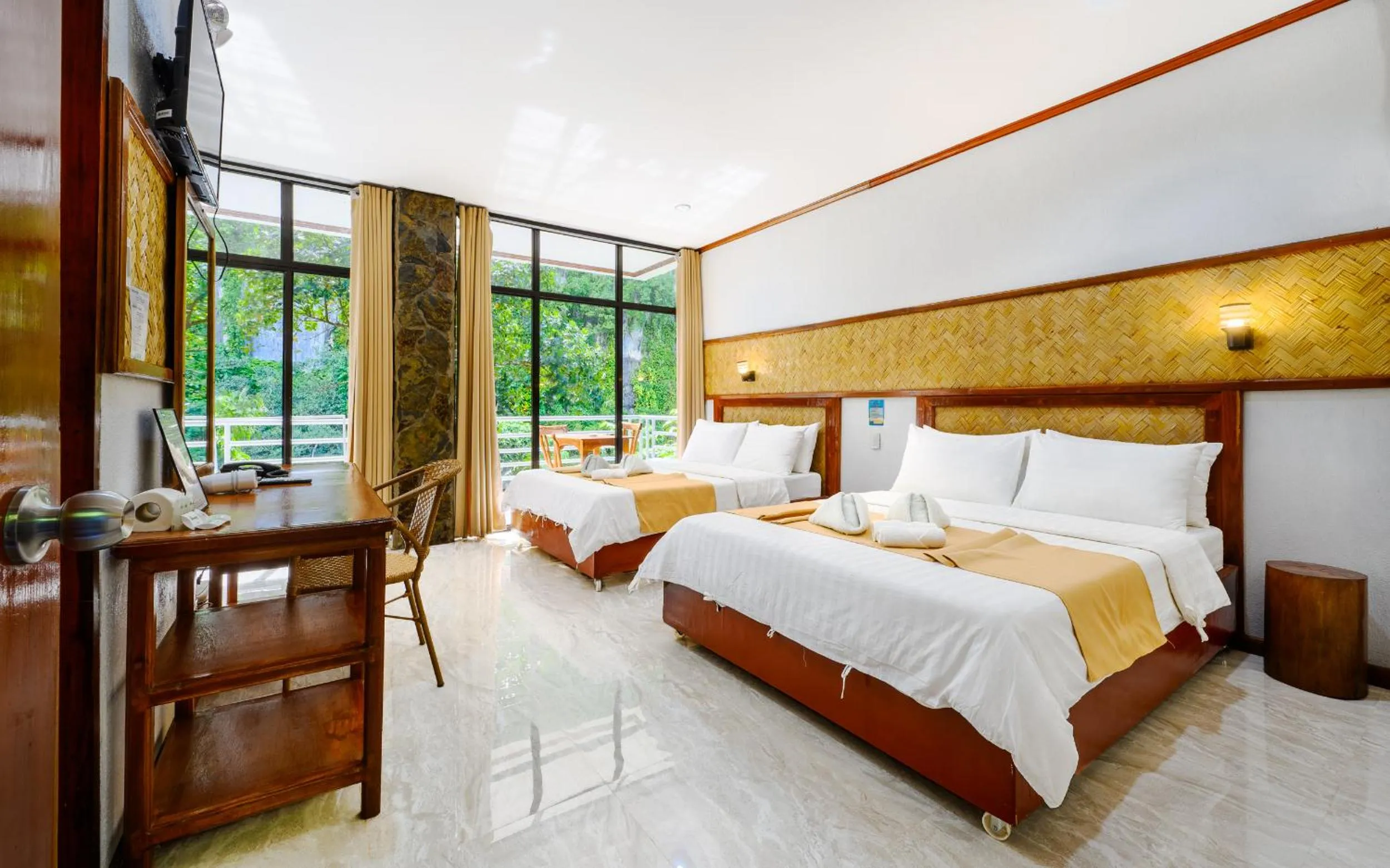 Bedroom, Bed in El Nido Viewdeck Cottages