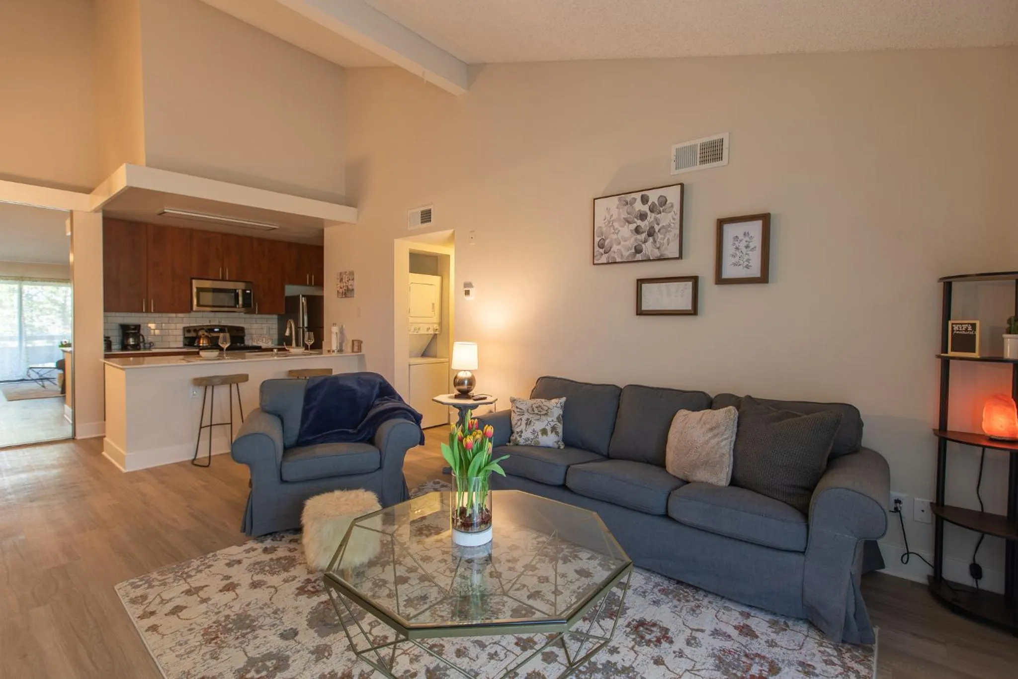 Living room in Huge Oceanside Private 2BR Apartment-Pool-Gym-Spa