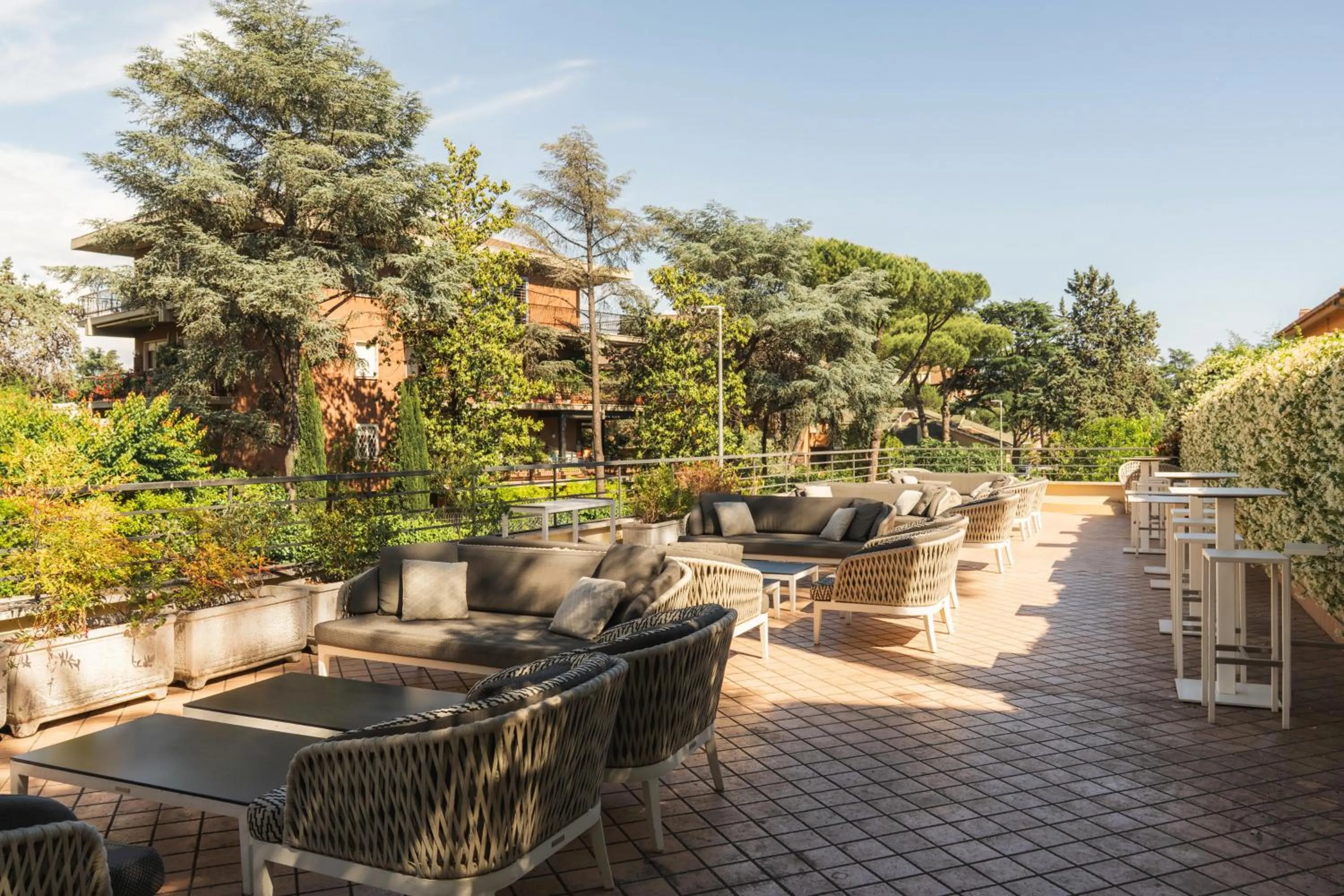 Garden in Garner Hotel Rome Aurelia by IHG