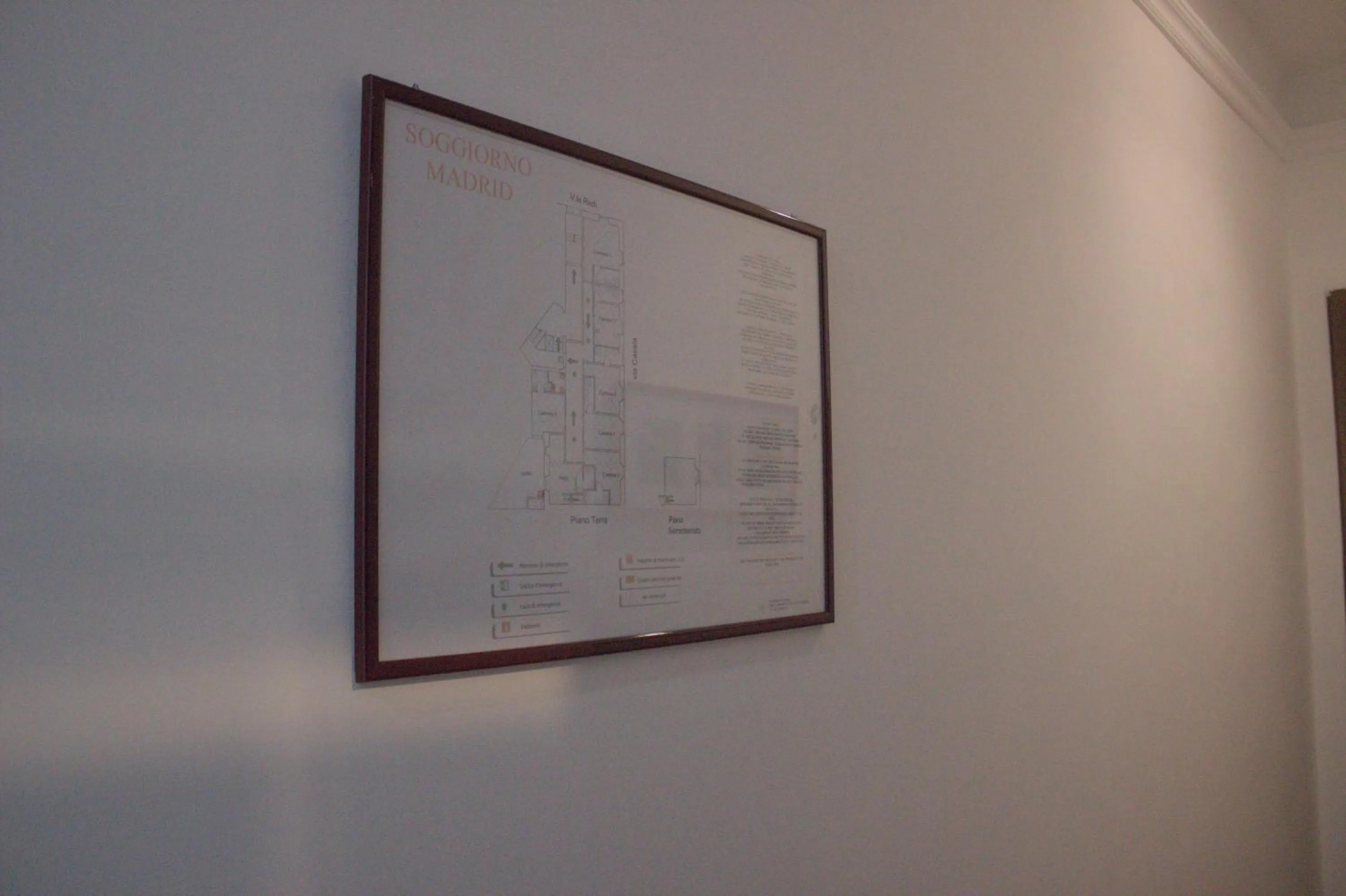 Decorative detail in Soggiorno Madrid