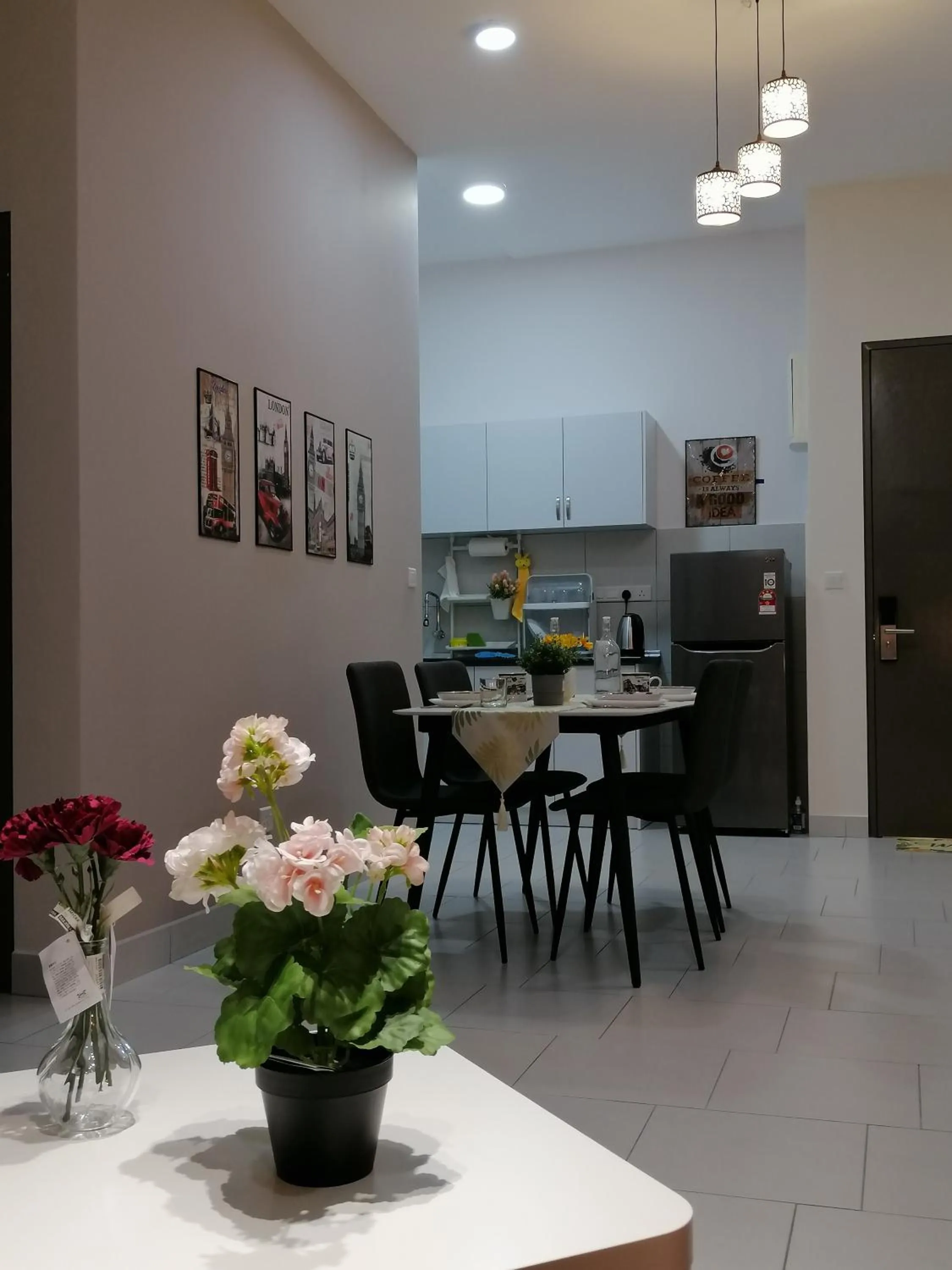 Dining area in Astetica Residences @ Seri Kembangan